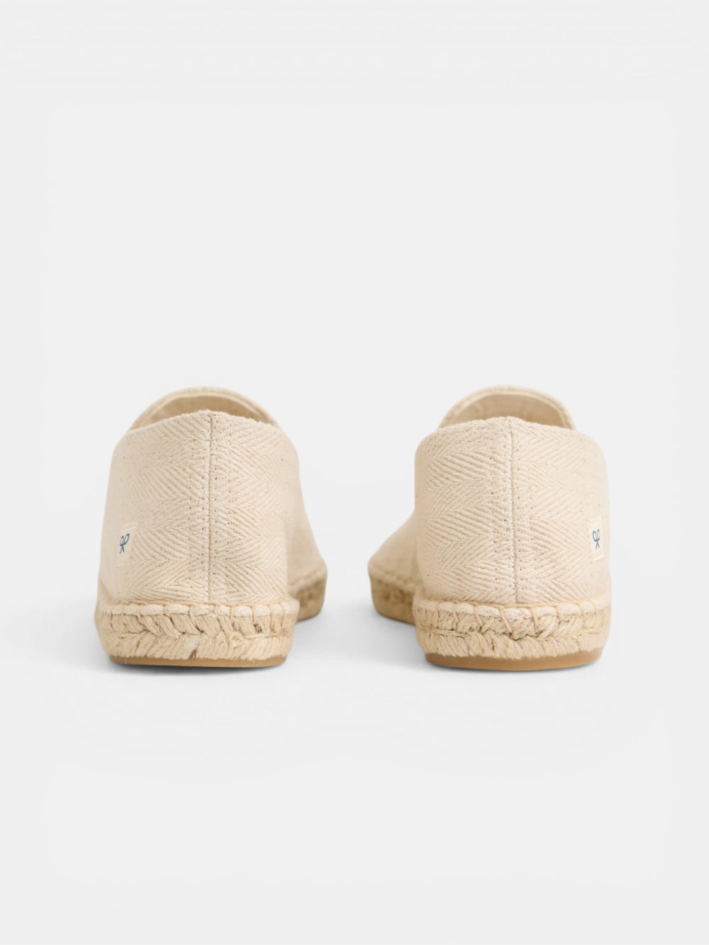 Beige mini patch espadrille