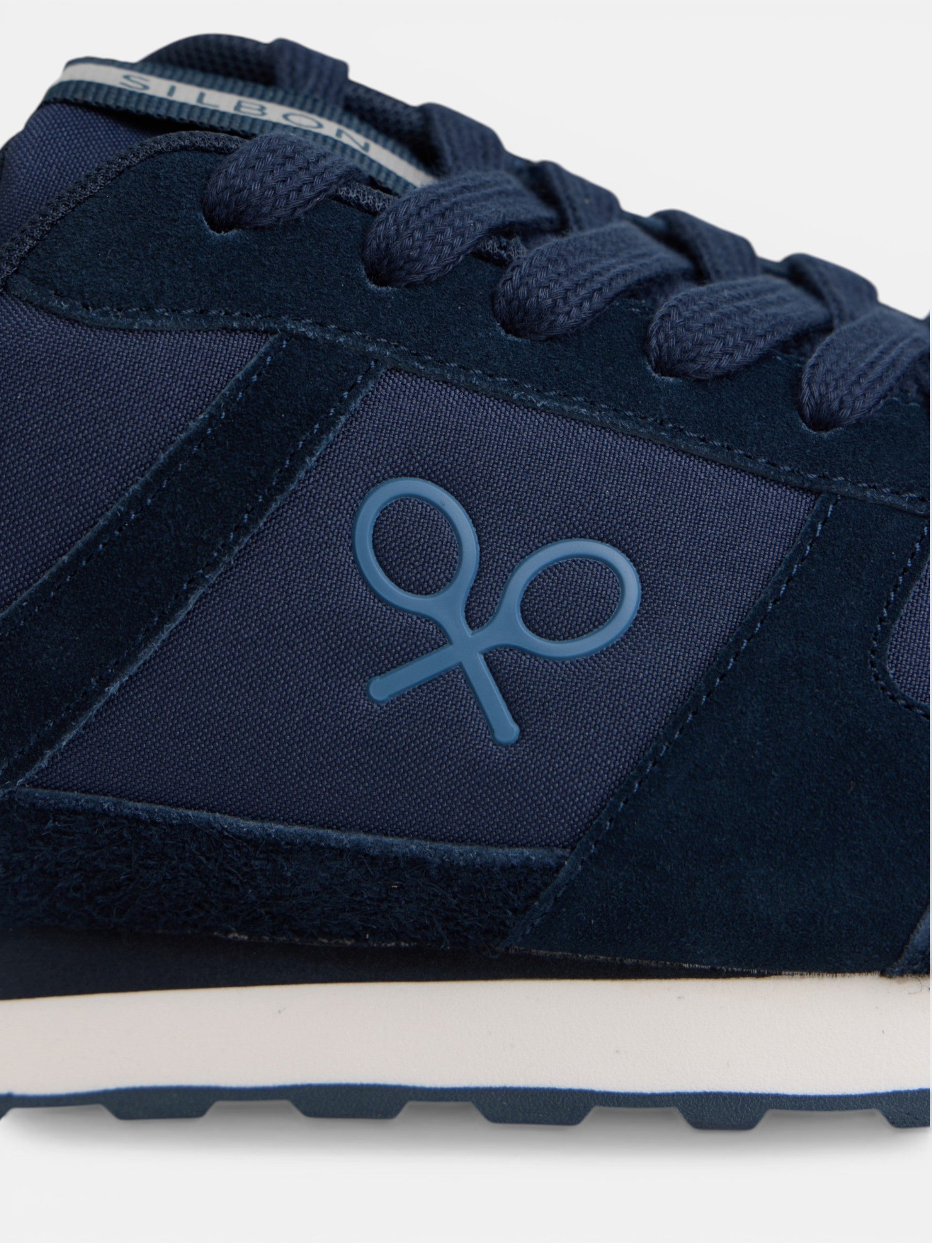 Baskets style urbain bleu marine