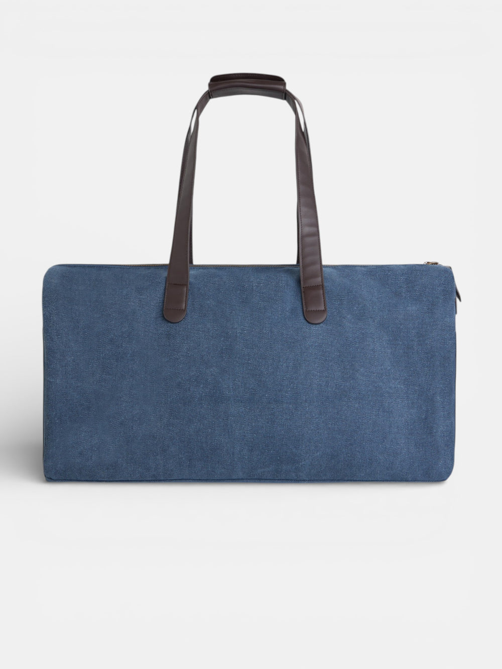 Bolsa de viaje detalle piel azul marino