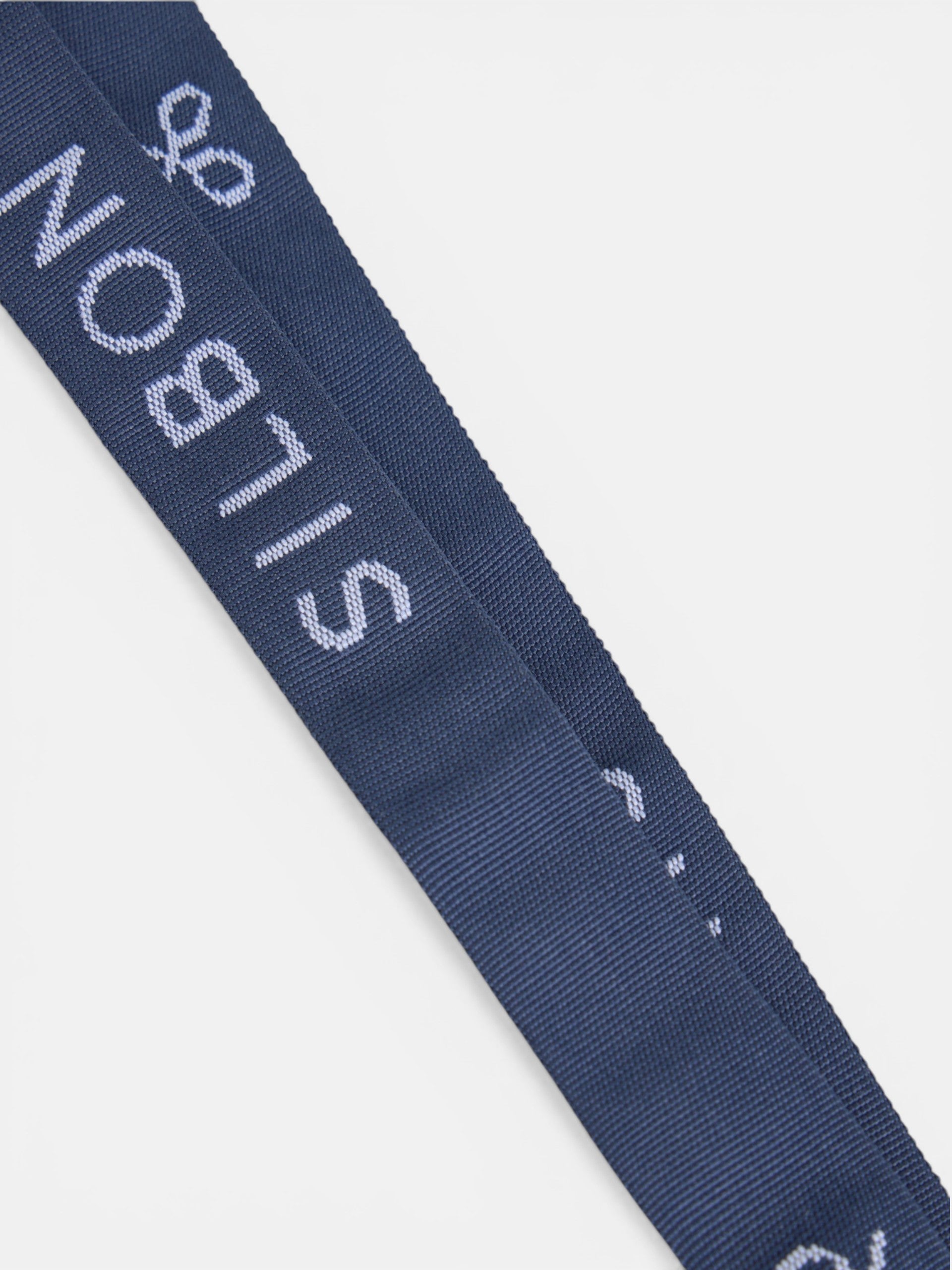 Navy blue Silbon lanyard