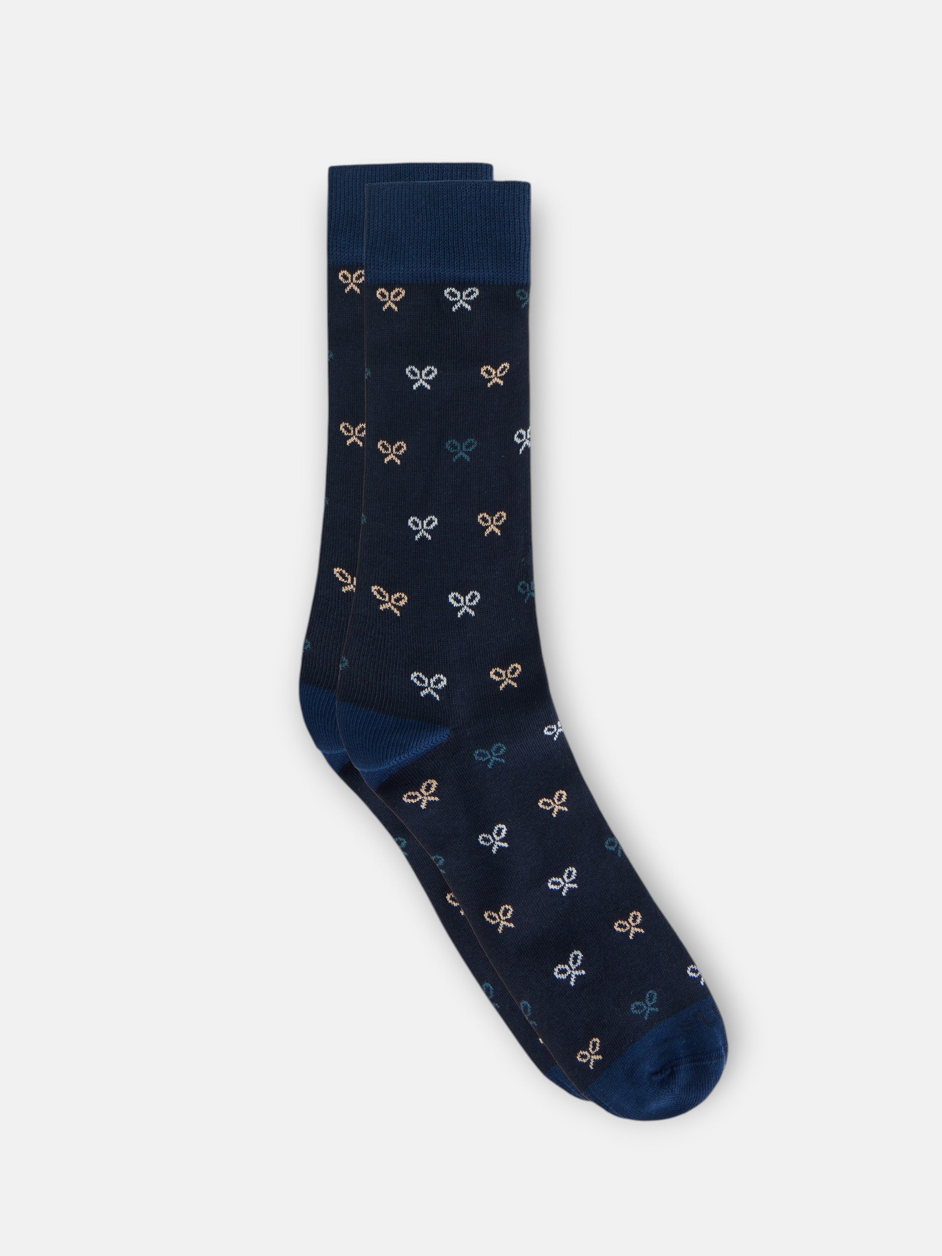 Multiracket socks in blue colors