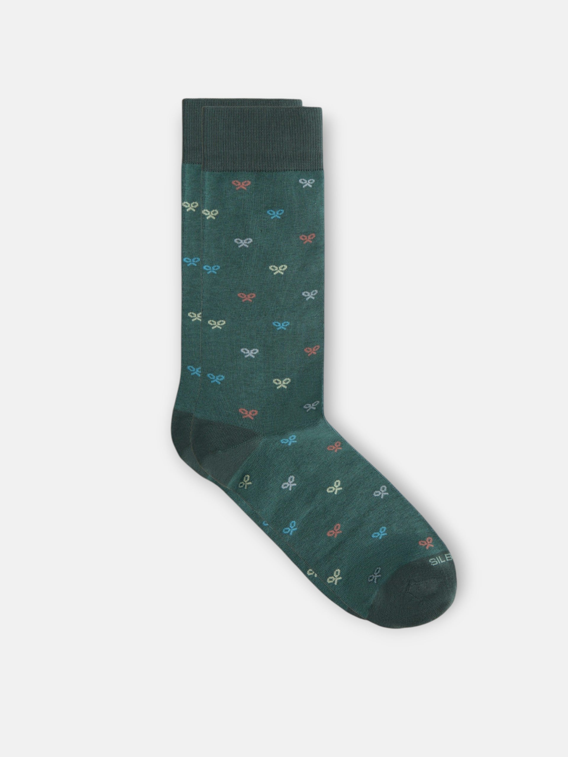 Multiracket socks in green colors