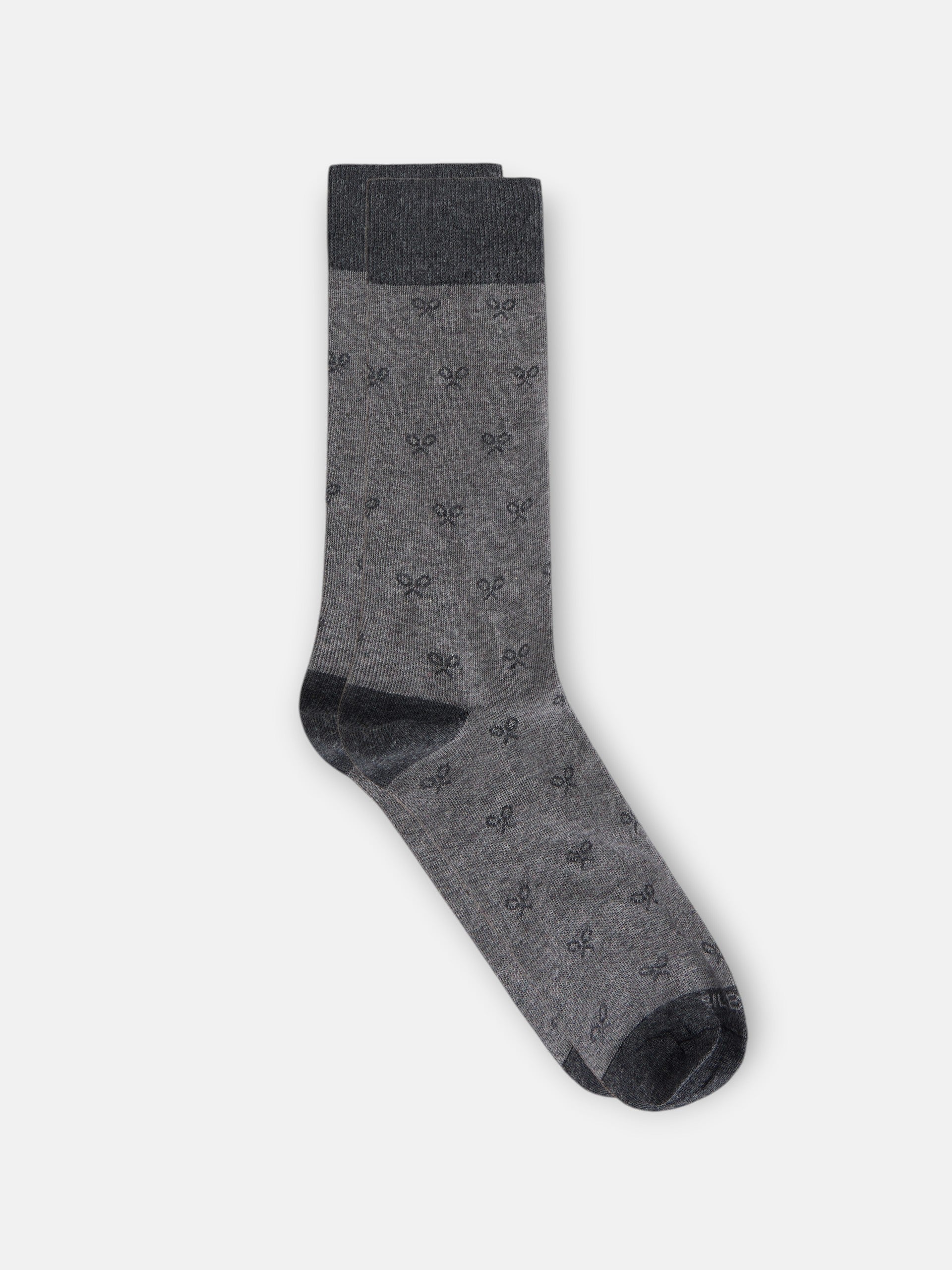 Calcetin multiraqueta gris