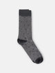 Calcetin multiraqueta gris