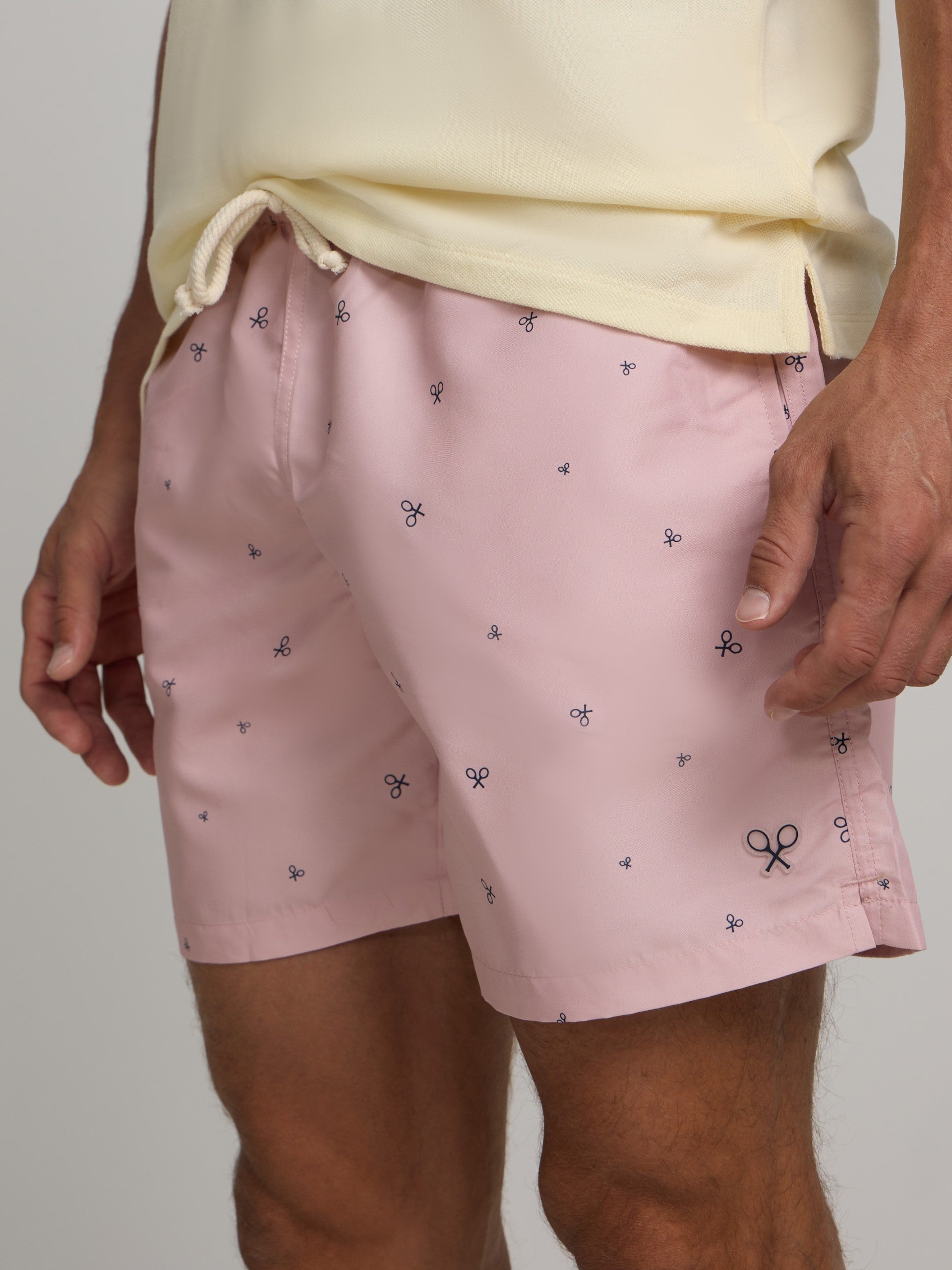 Maillot de bain mini-raquettes corail