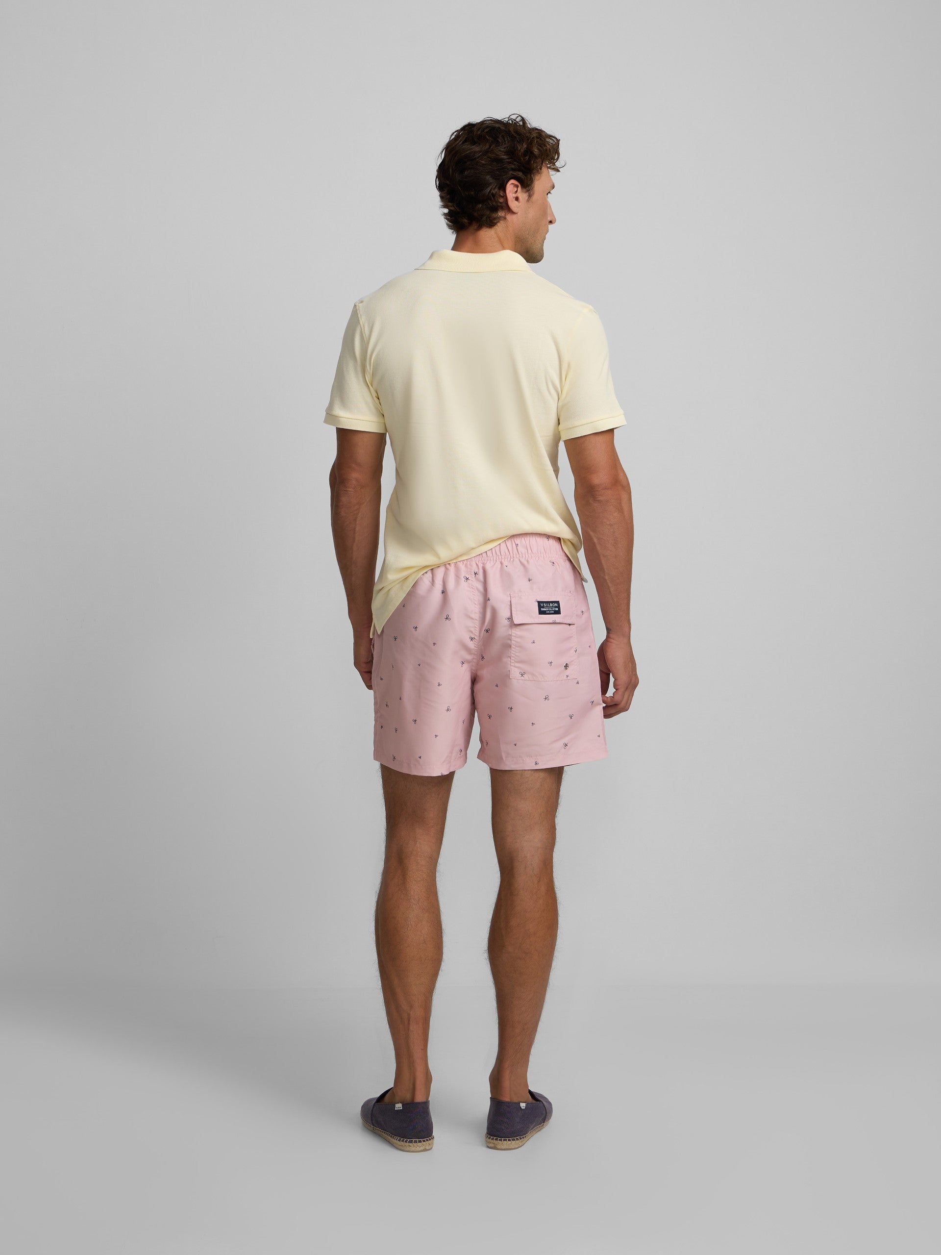 Maillot de bain mini-raquettes corail