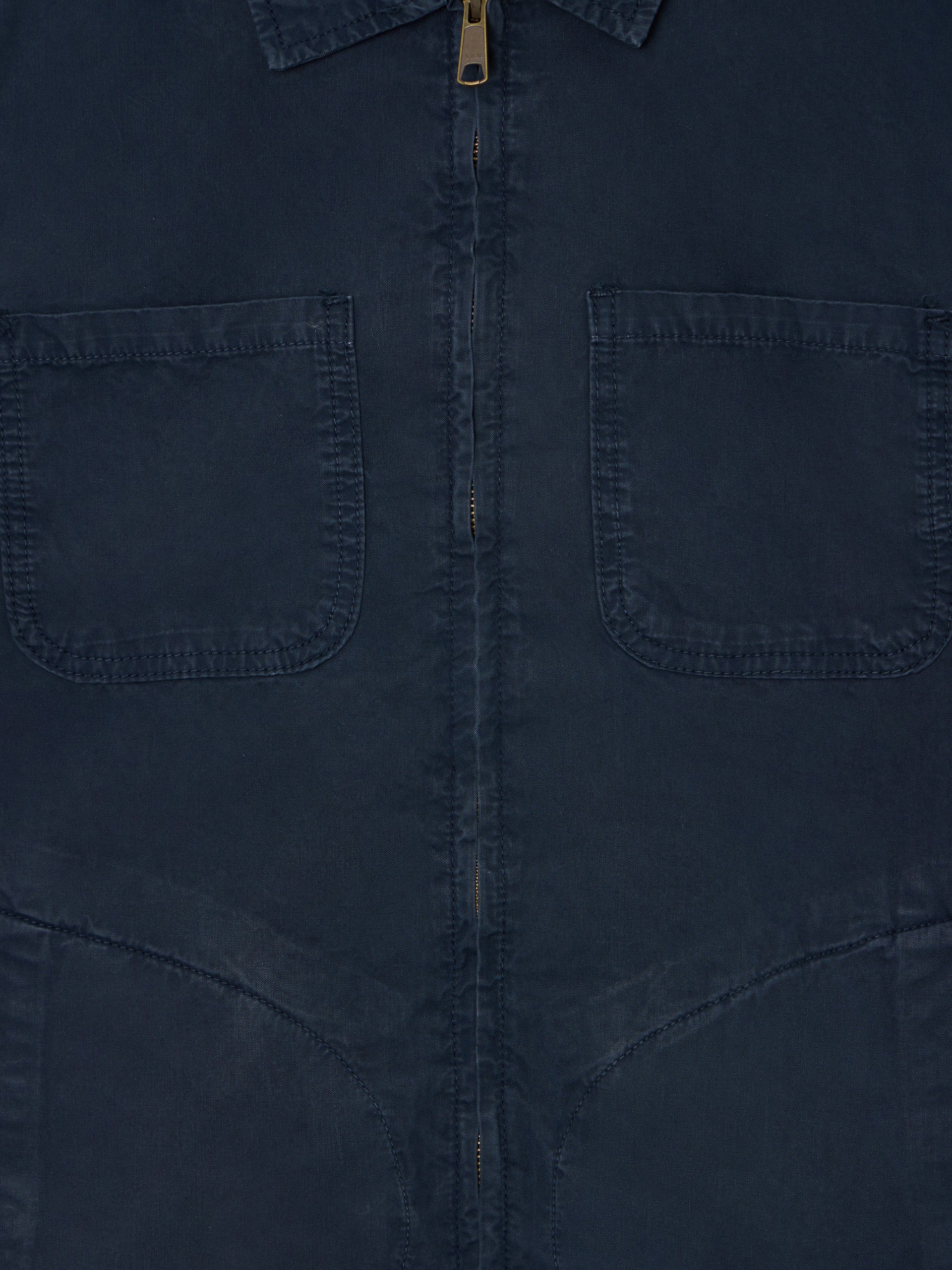 Chaqueta cuello Harrington azul marino