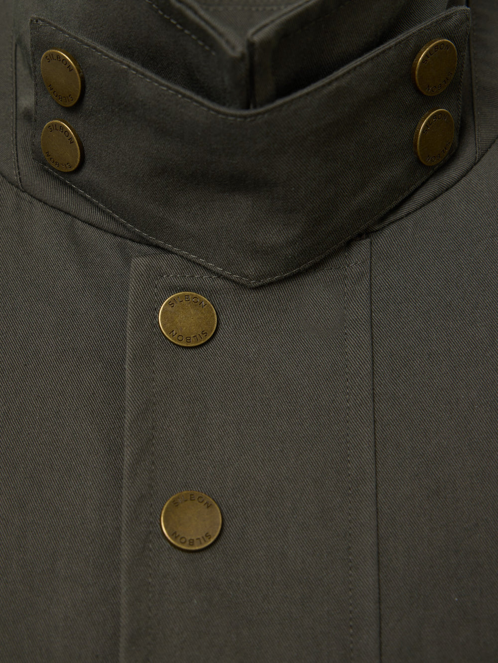 Chaqueta casual cinturon verde