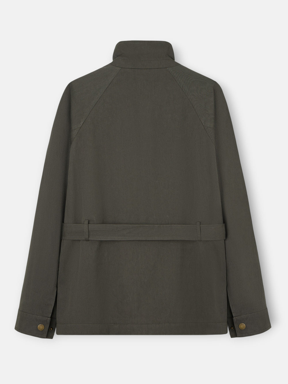 Chaqueta casual cinturon verde