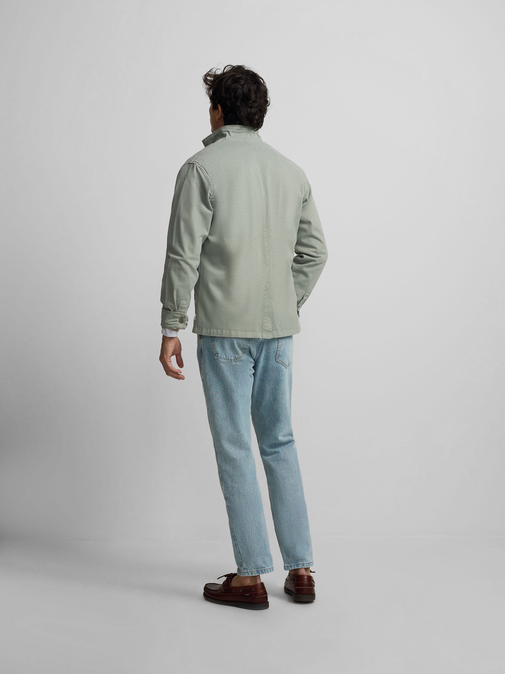 Semiblazer verde gris
