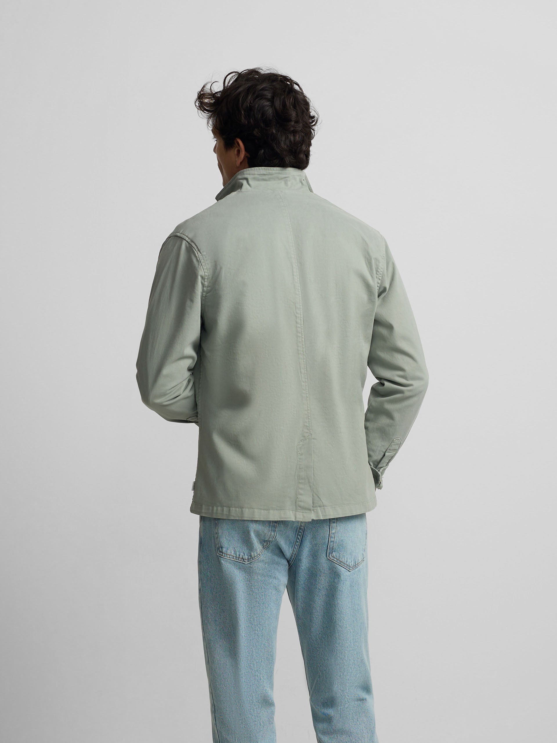 Semiblazer verde gris
