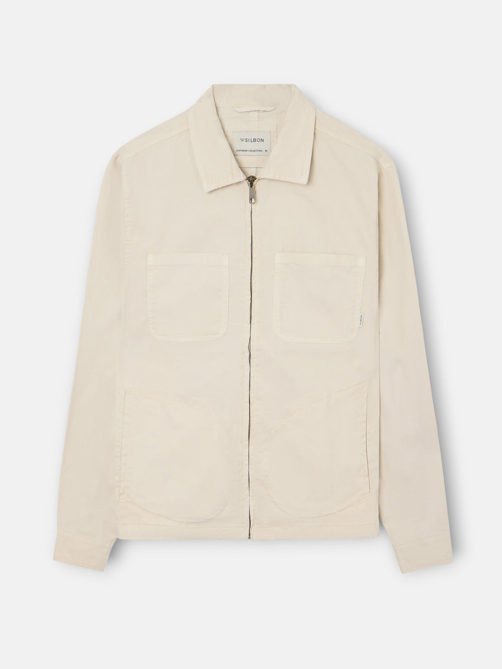Chaqueta cuello Harrington piedra