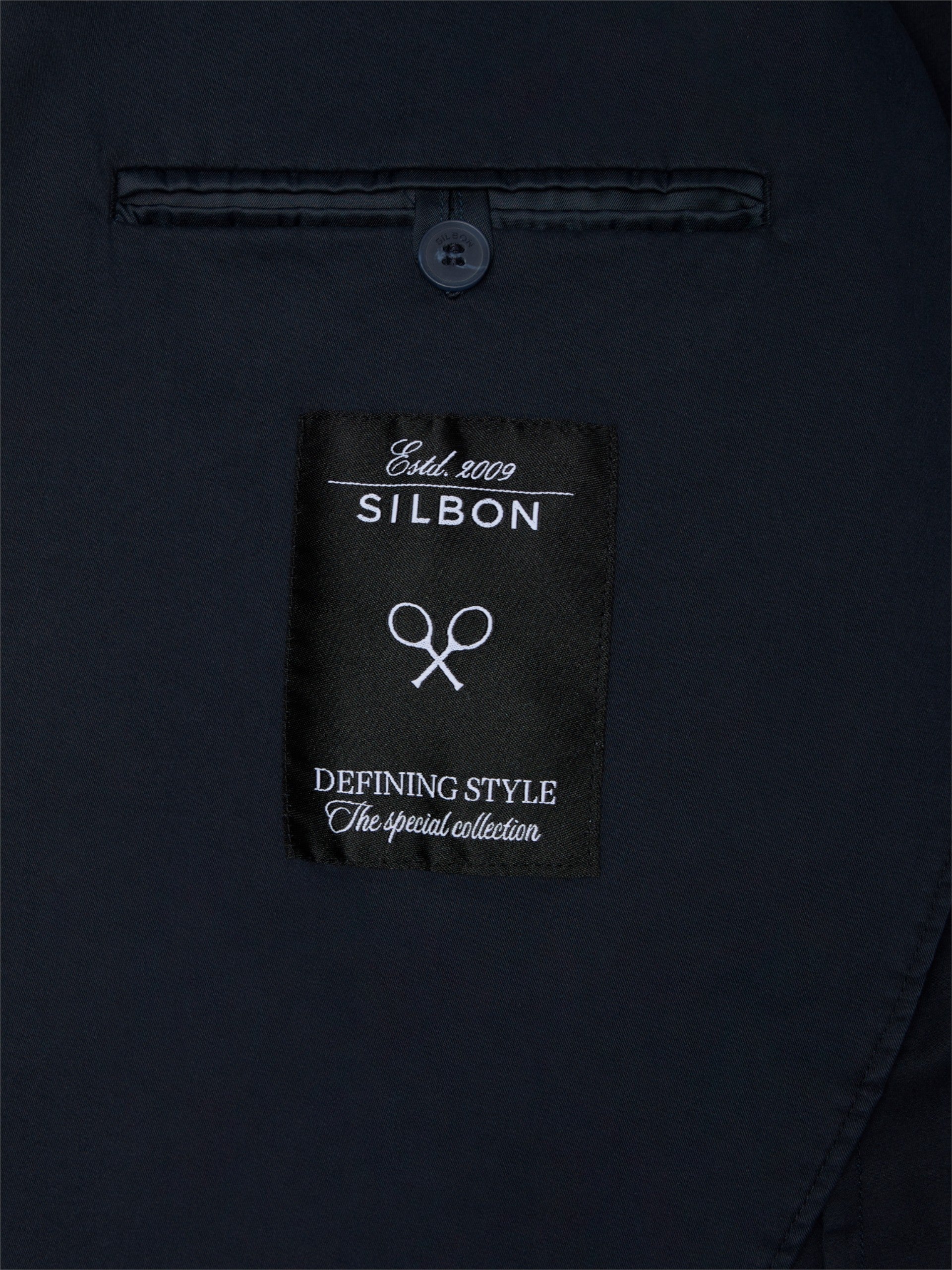 Veste décontractée bleu marine