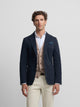 Veste décontractée bleu marine