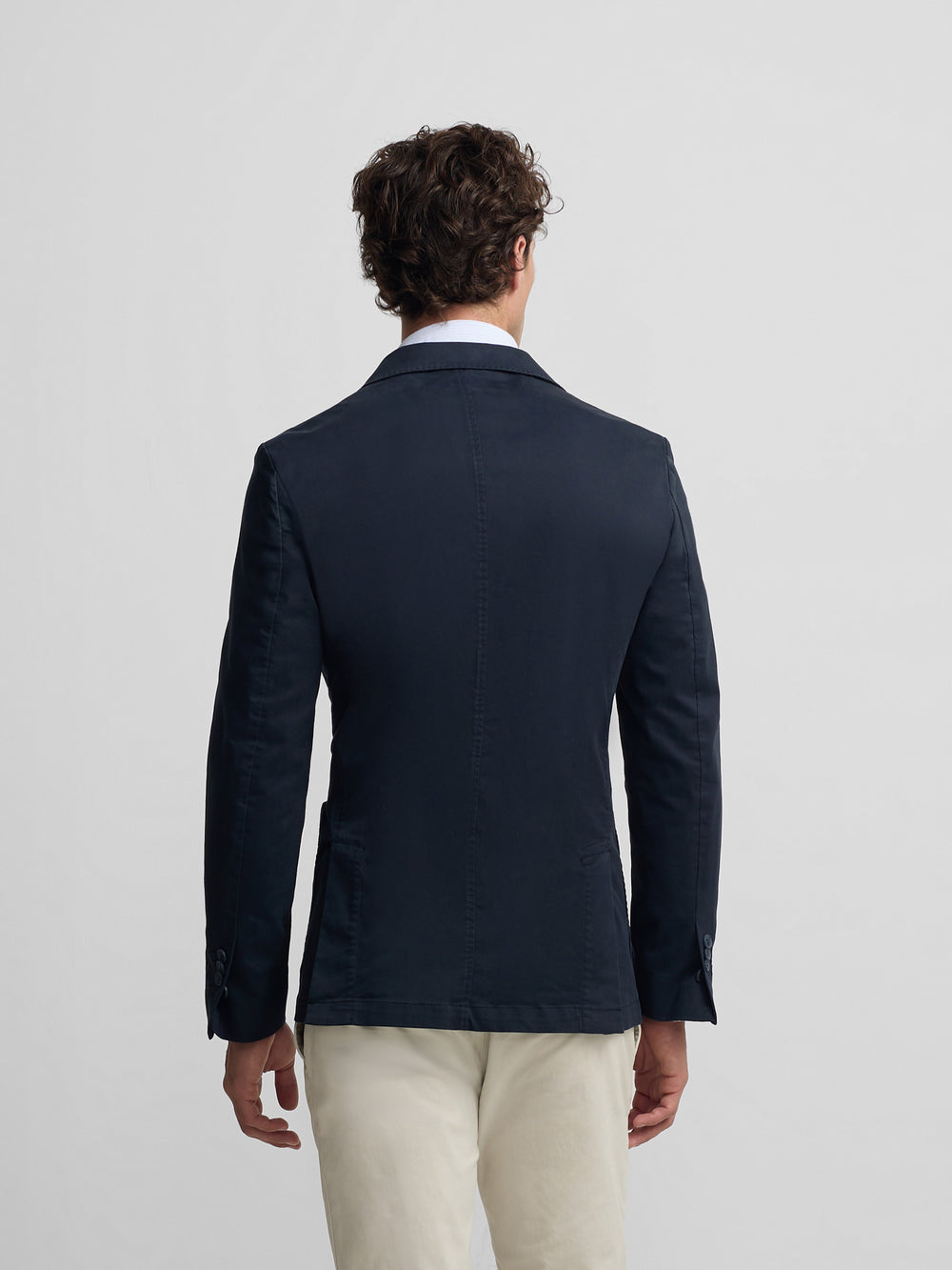 Veste décontractée bleu marine