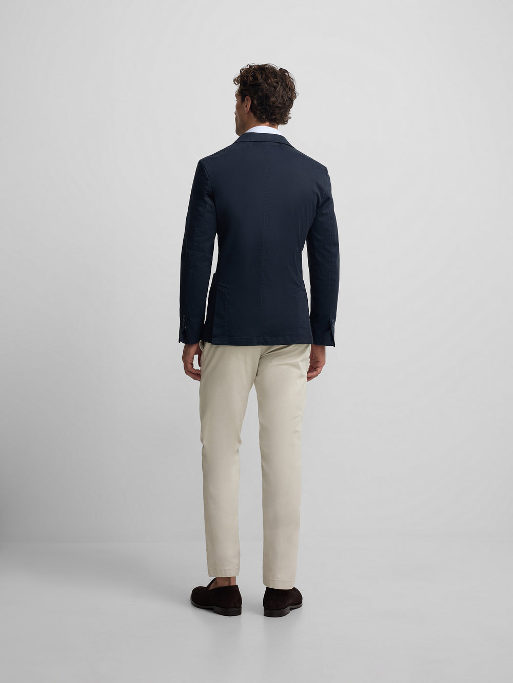 Veste décontractée bleu marine