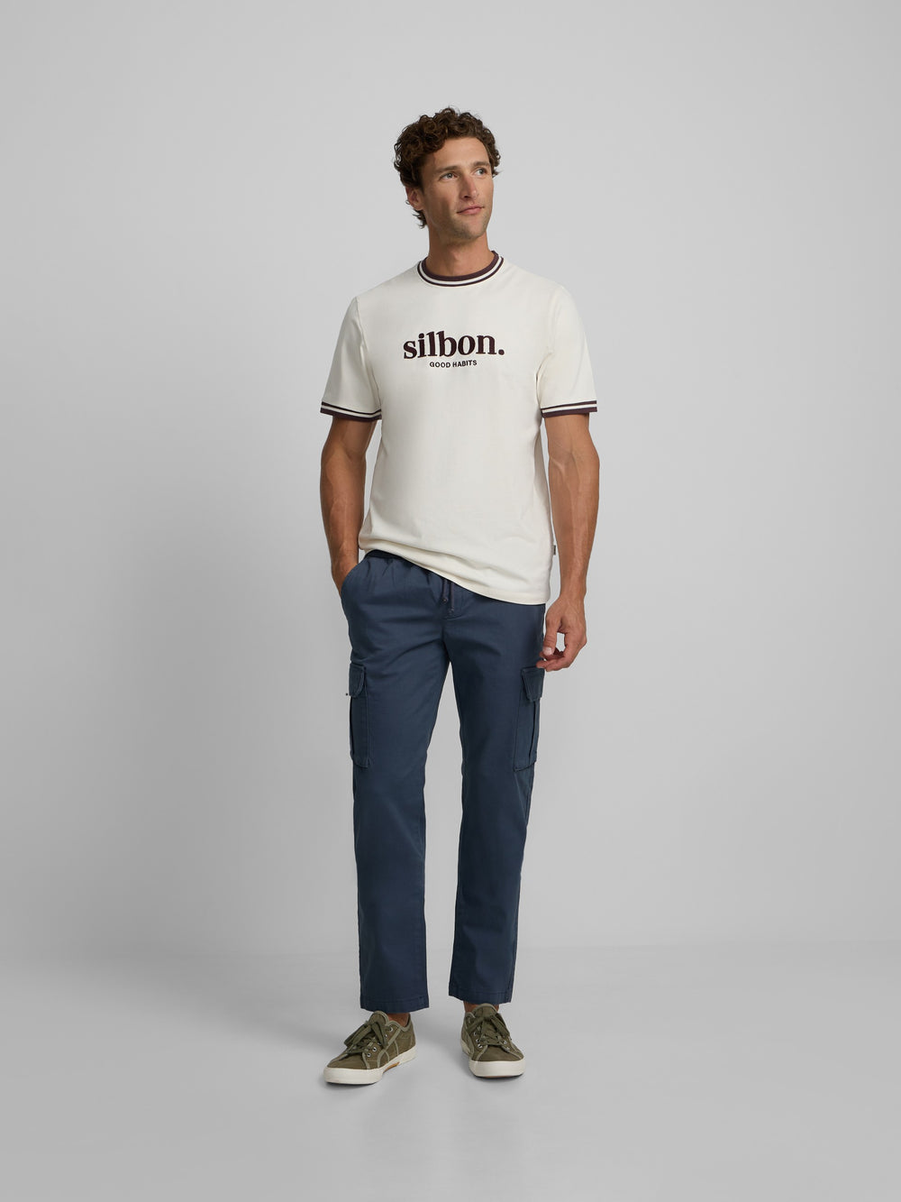 Camisola good habits creme bordô
