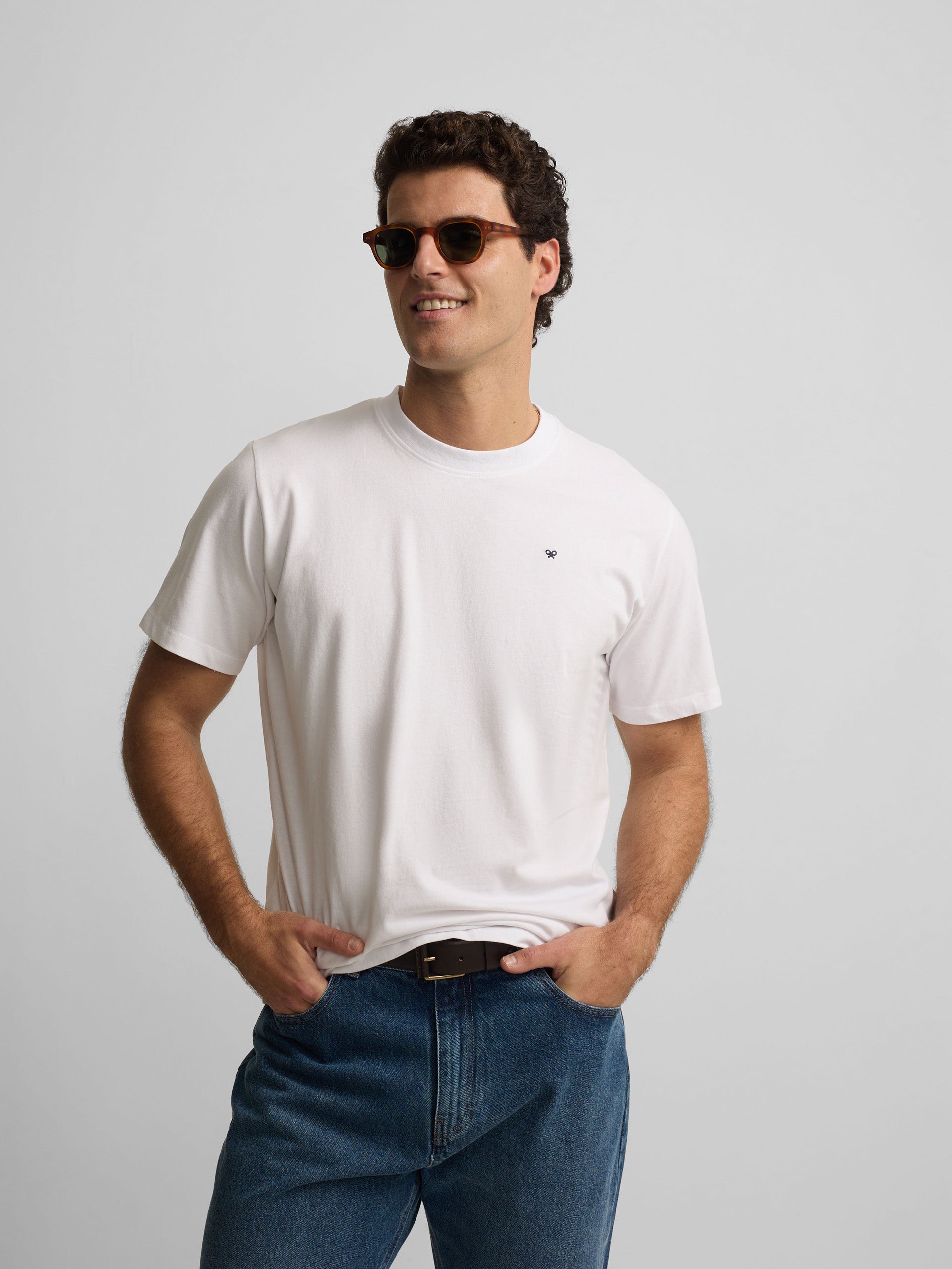 Camiseta Silbon happiest branco
