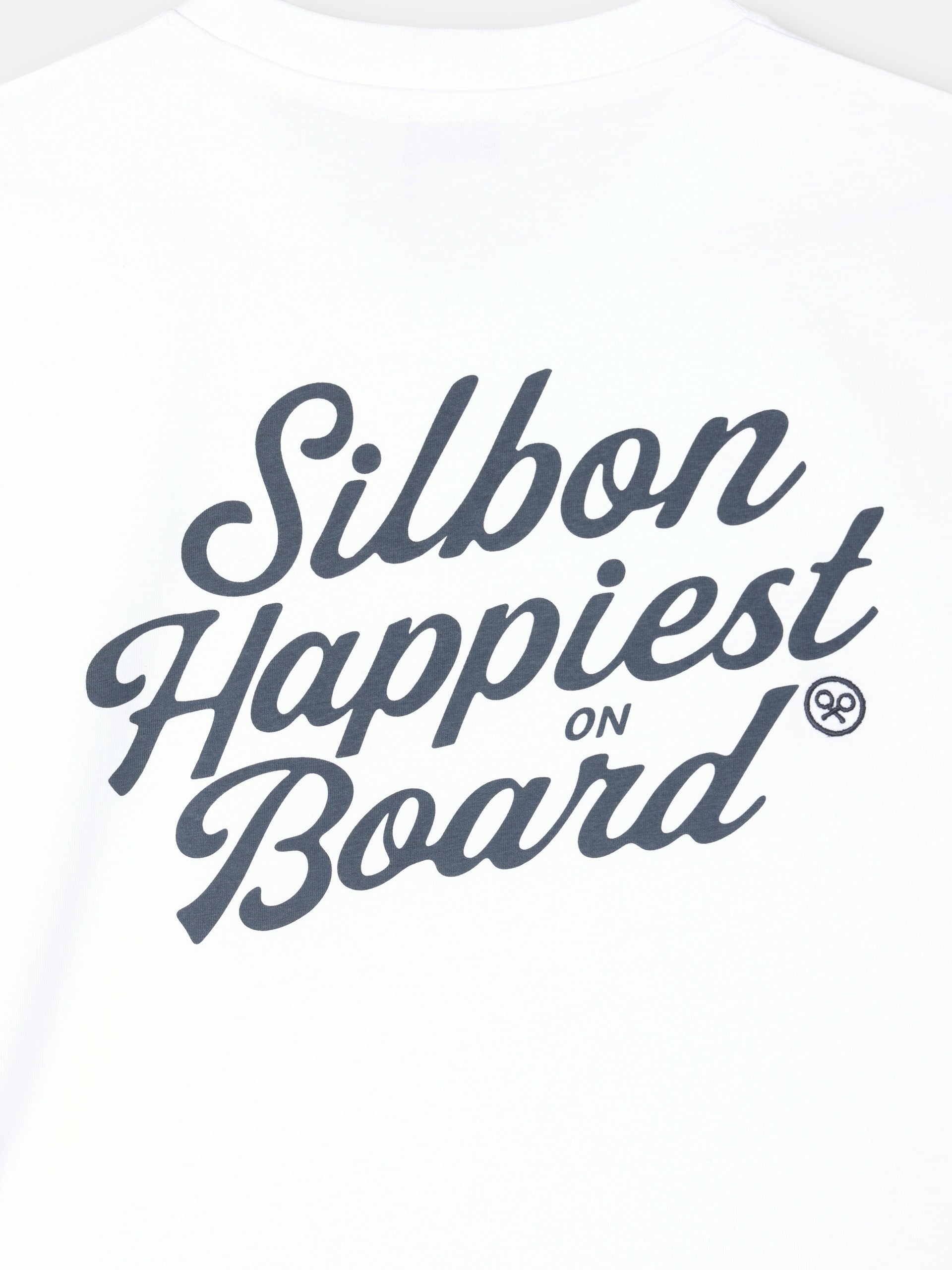 Camiseta Silbon happiest branco