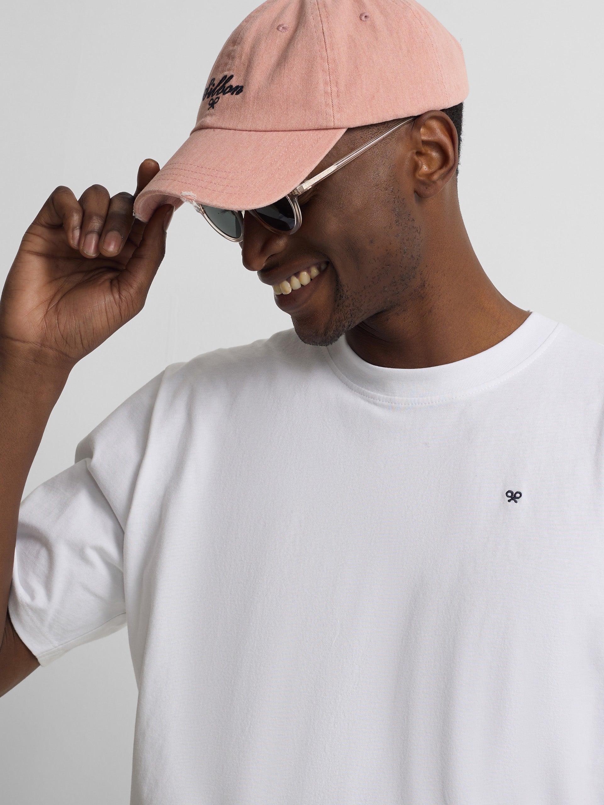 T-shirt Silbon col blanc