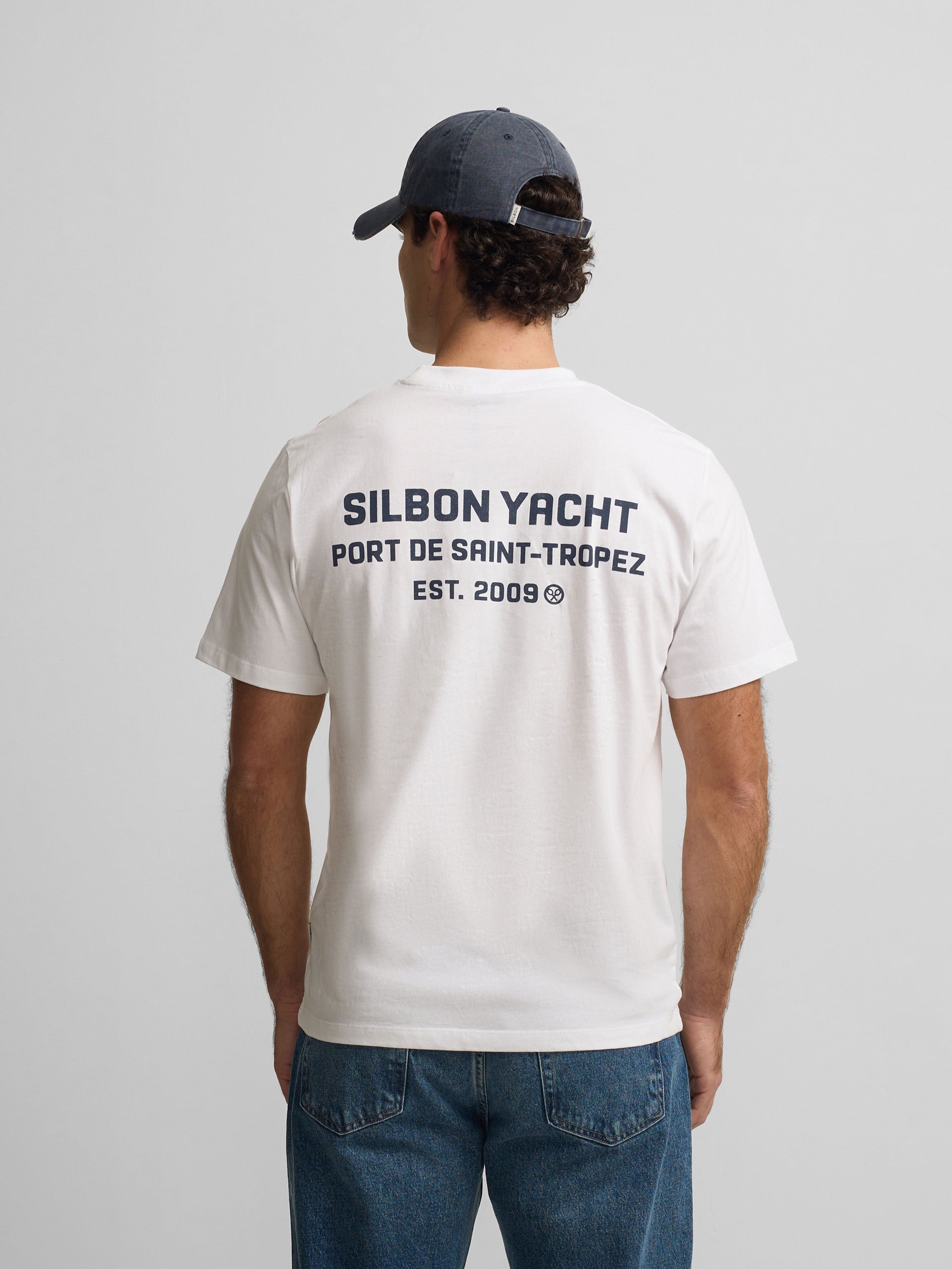 T-shirt Silbon Yacht blanche