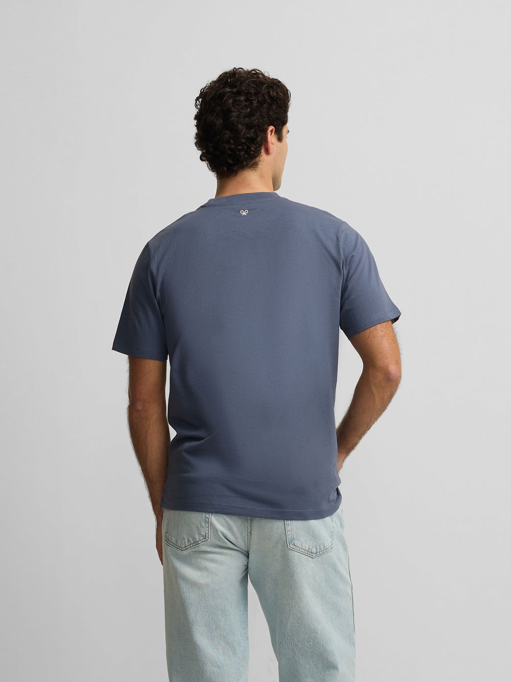 Camiseta Silbon vintage azul indigo