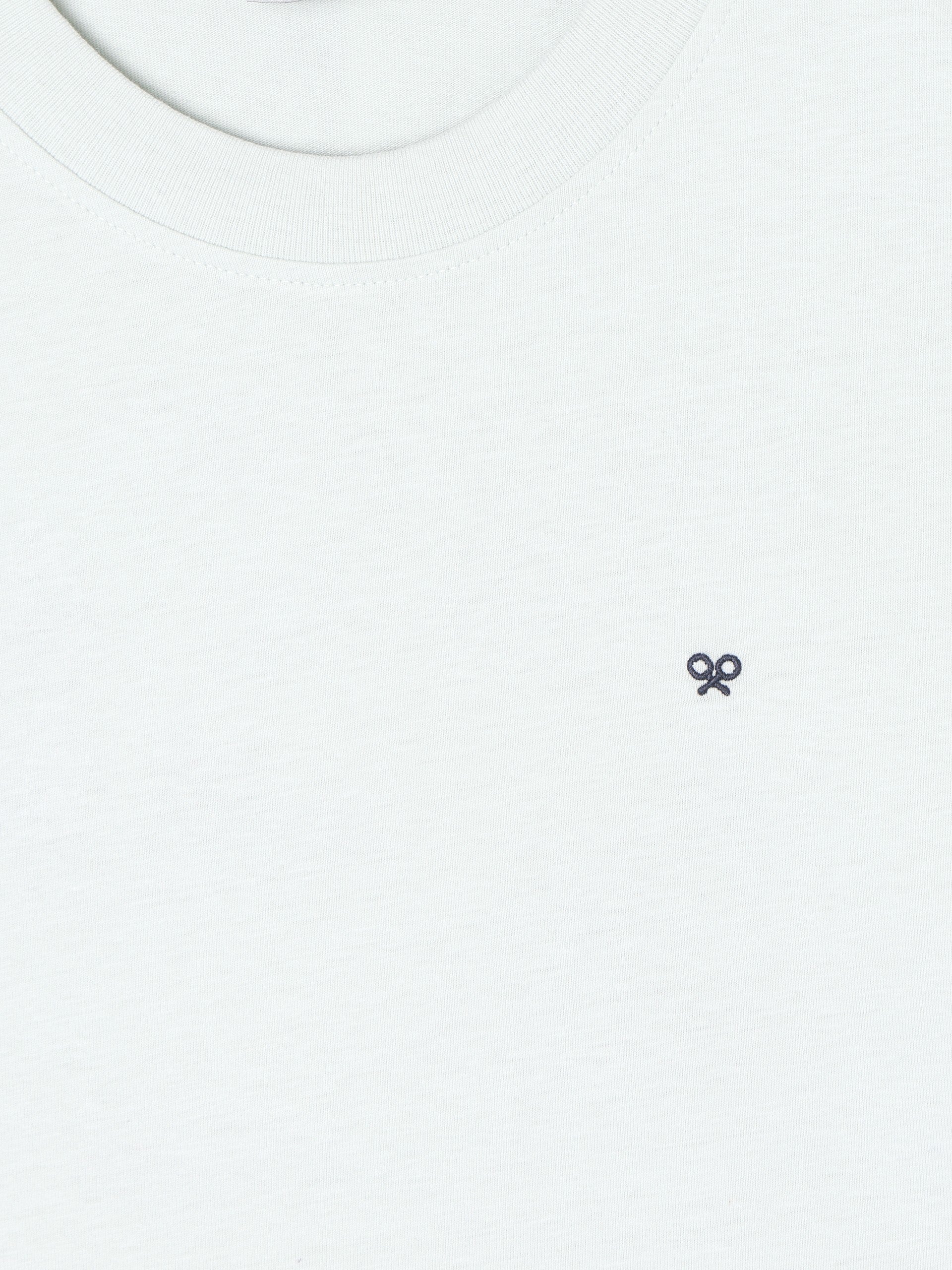 Camiseta Silbon gola água-marinha