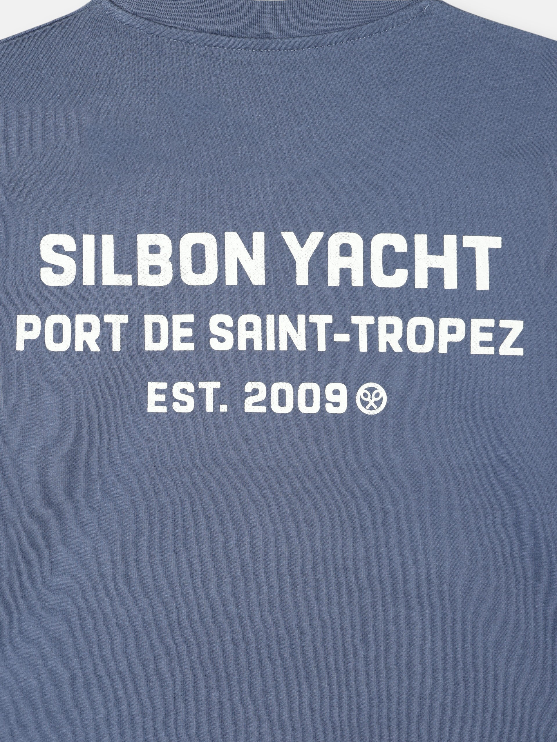 Camiseta Silbon Yacht azul indigo
