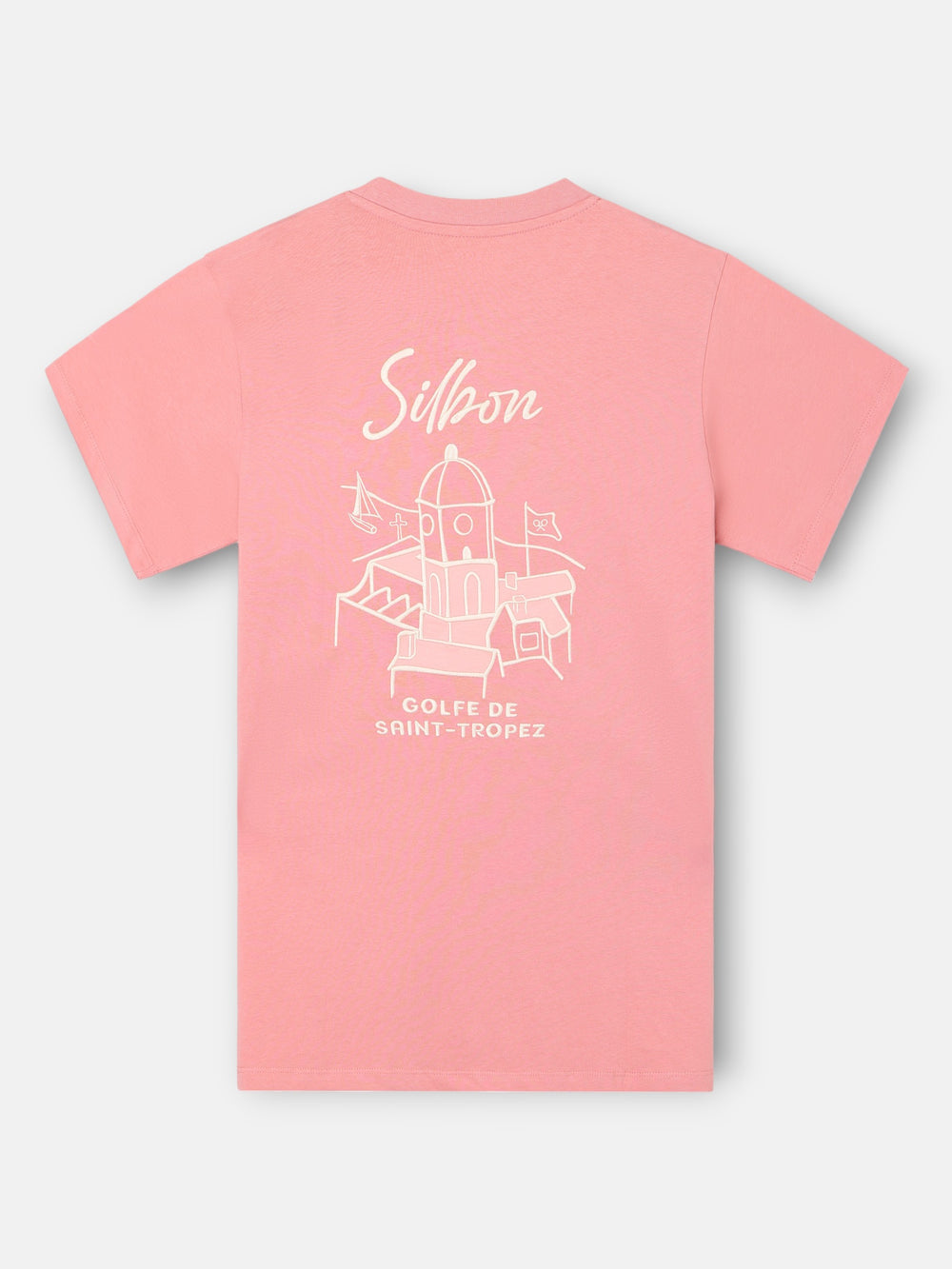Camiseta Golfe de Saint-Tropez coral