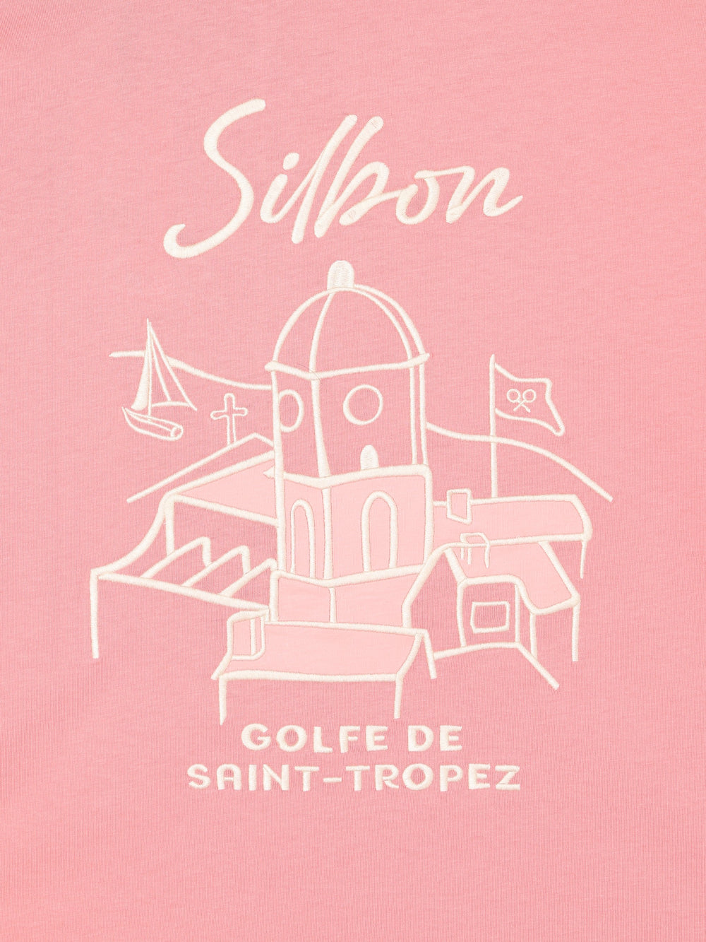 Camiseta Golfe de Saint-Tropez coral