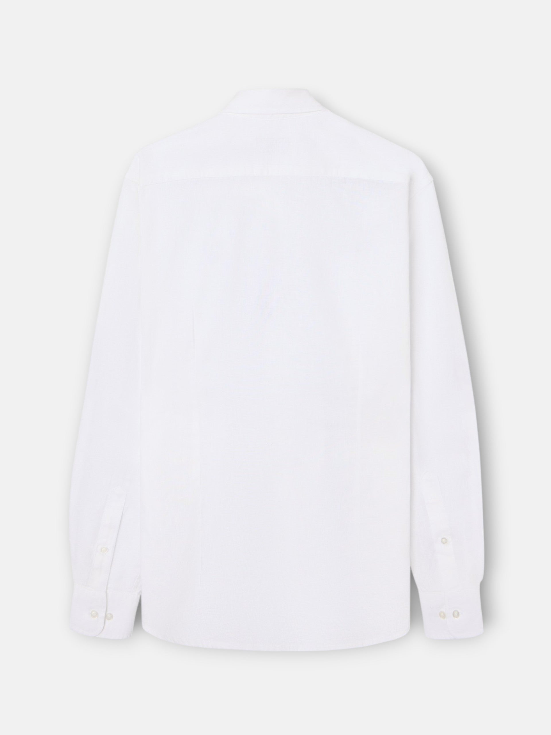 White linen sport shirt