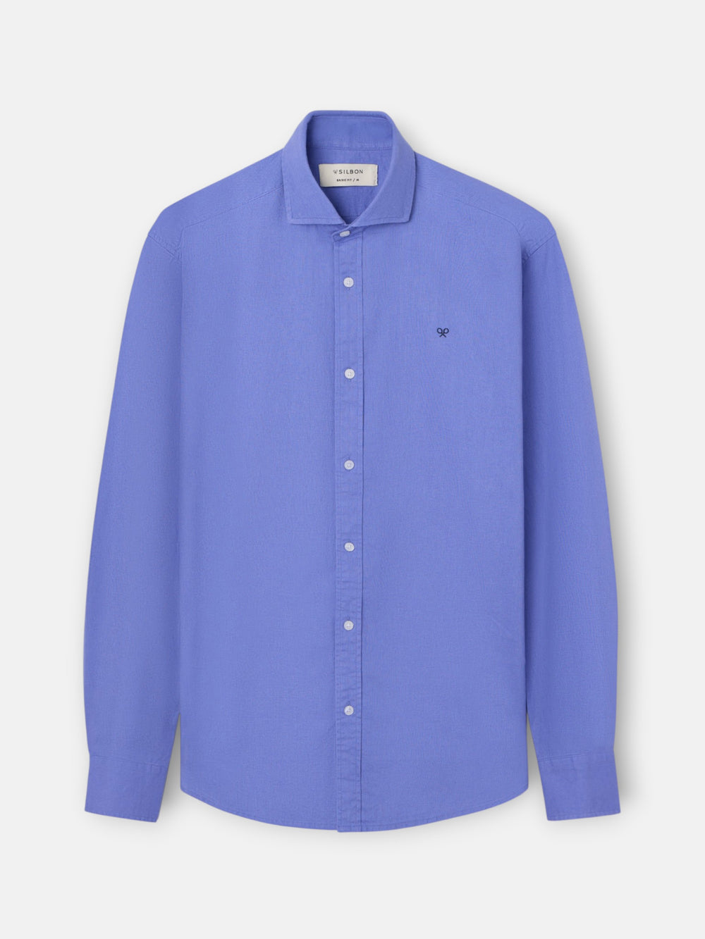 Chemise sport été en lin bleu