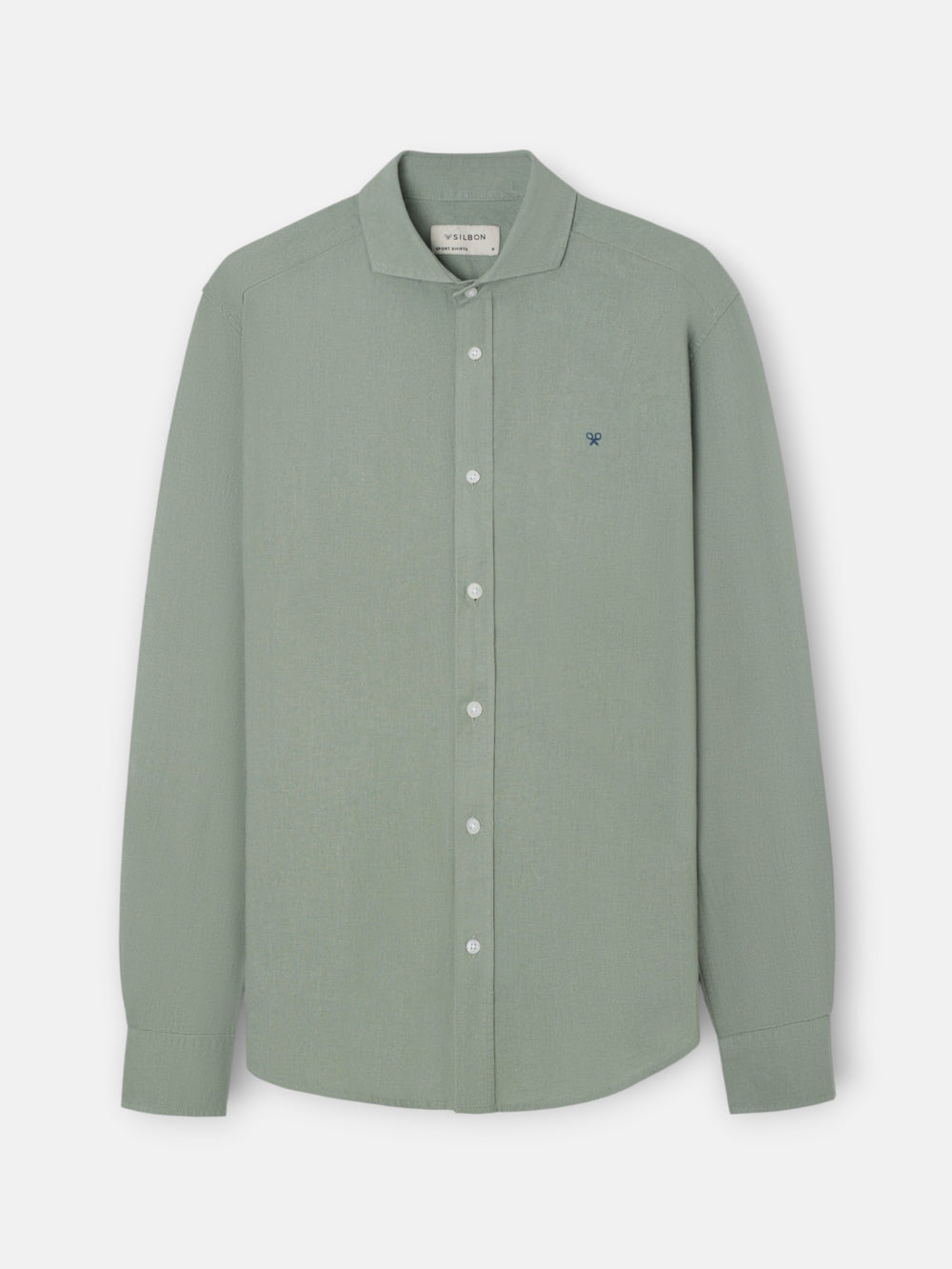 Camisa desportiva linho verde