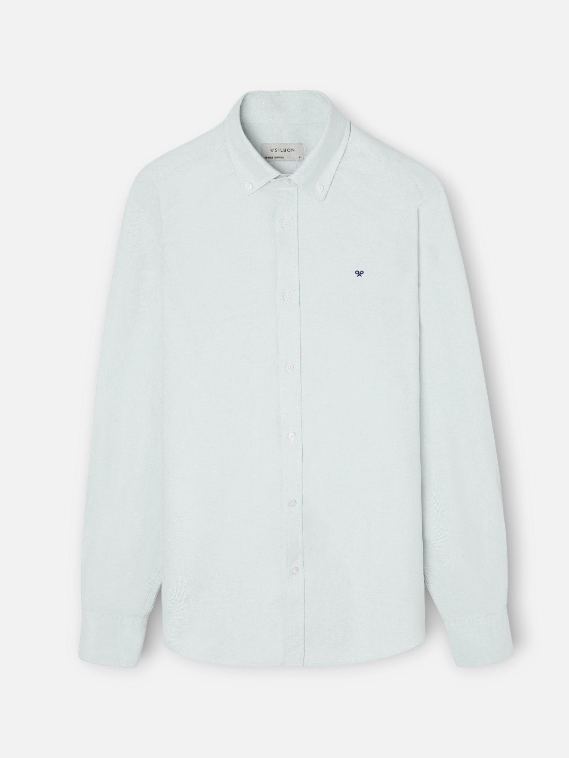 Chemise sport oxford vert clair
