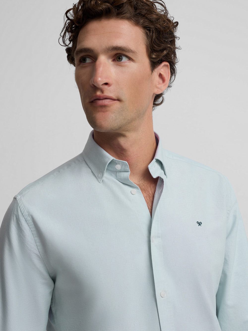 Light green oxford sport shirt