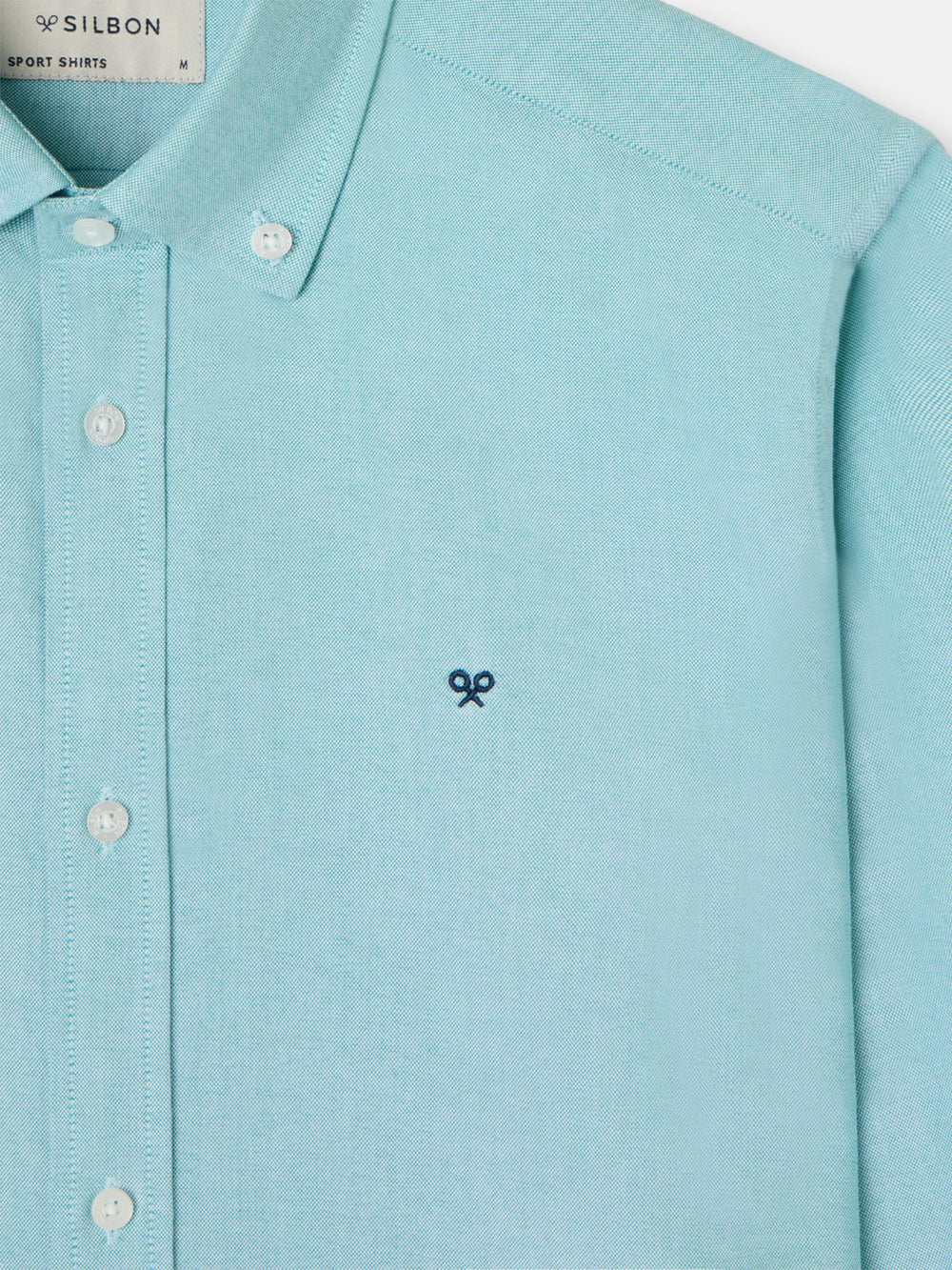 Camisa sport oxford verde medio