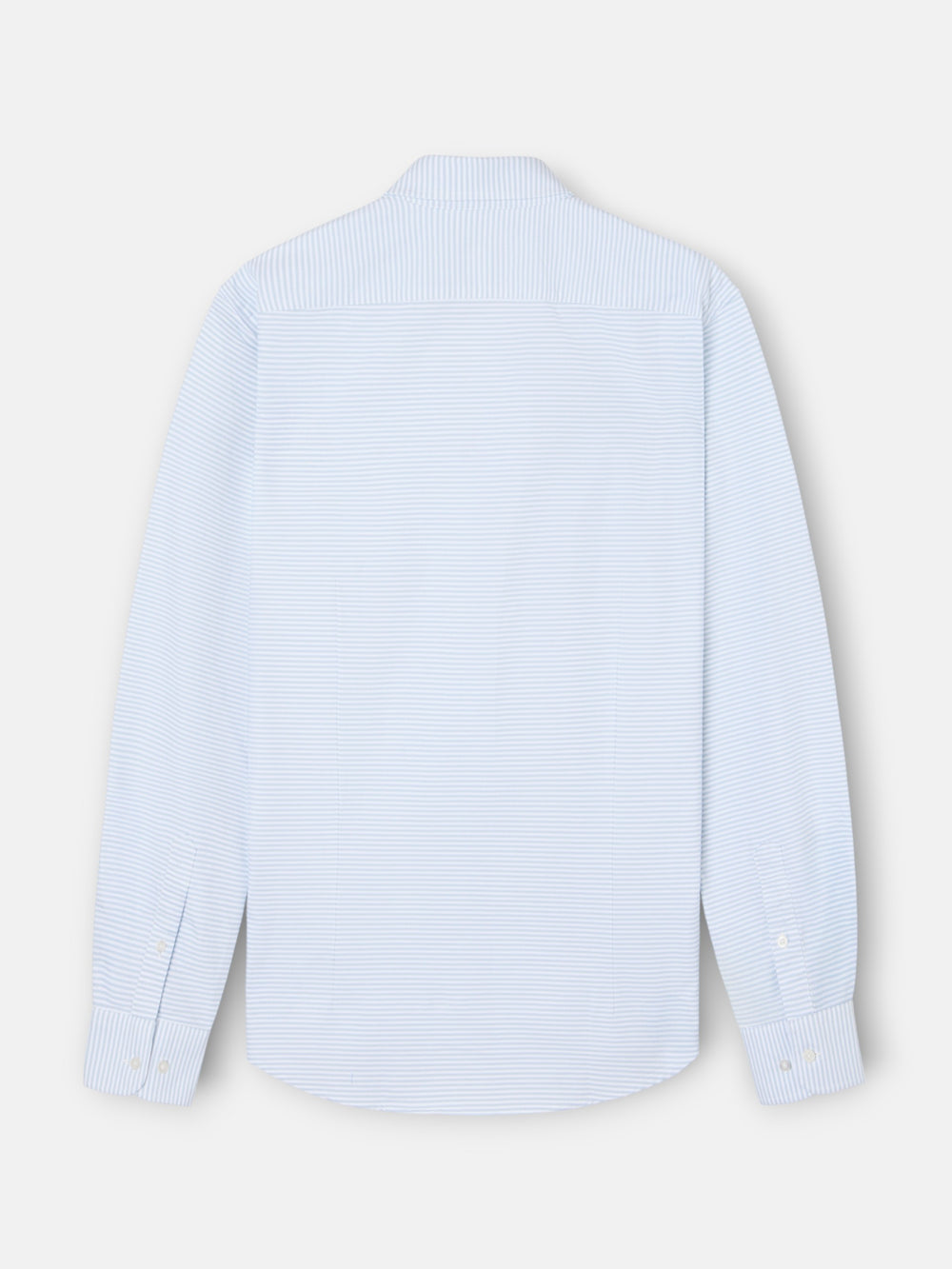Camisa sport oxford rayas horizontales verdes