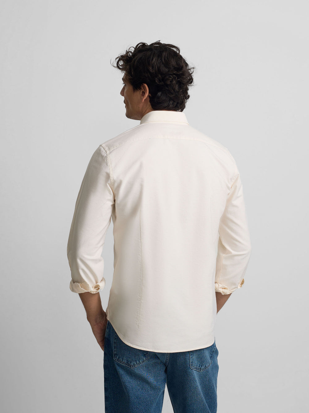 Yellow Oxford sport shirt