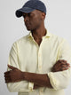 Yellow logo structured sport shirt