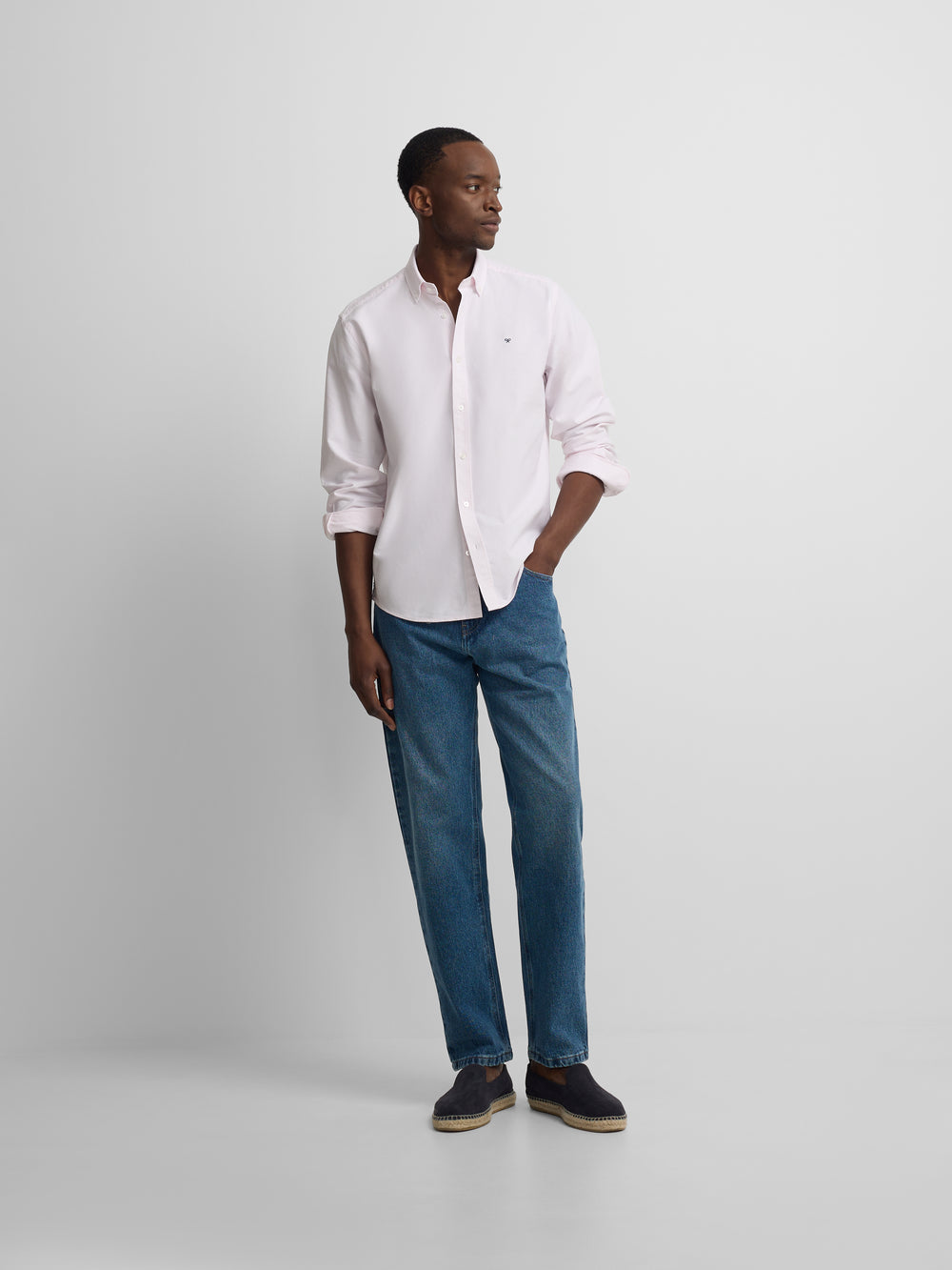 Pink Oxford sport shirt