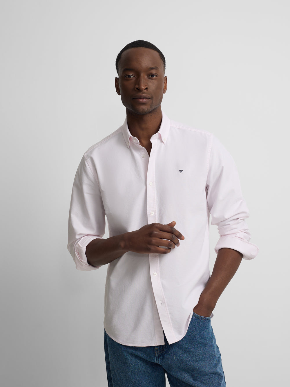 Pink Oxford sport shirt