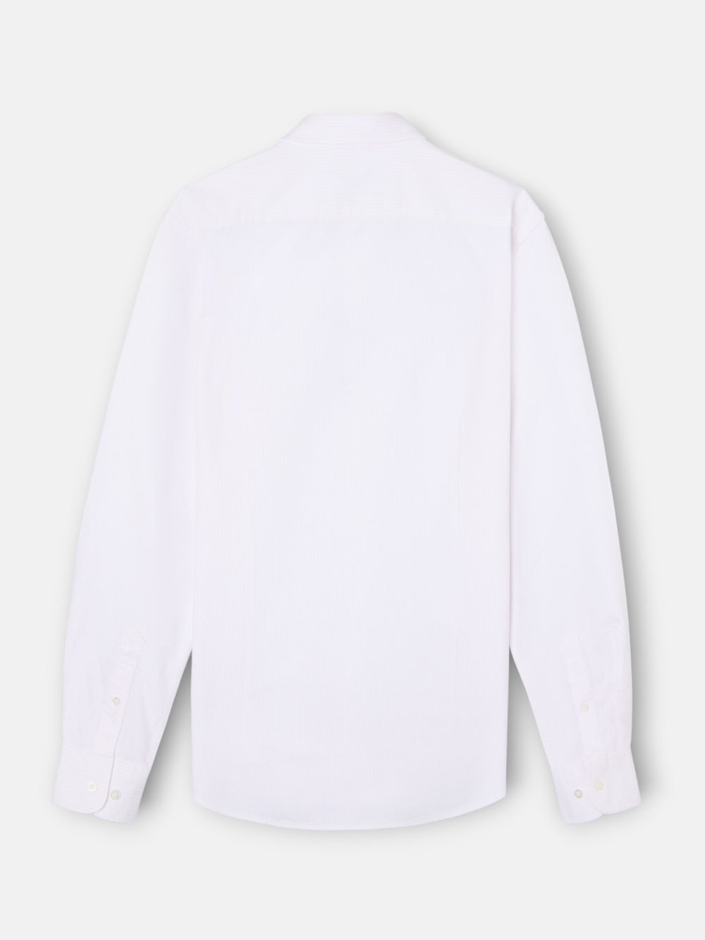 Camisa sport oxford riscas rosa