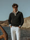 Jersey cuello polo cruise azul marino