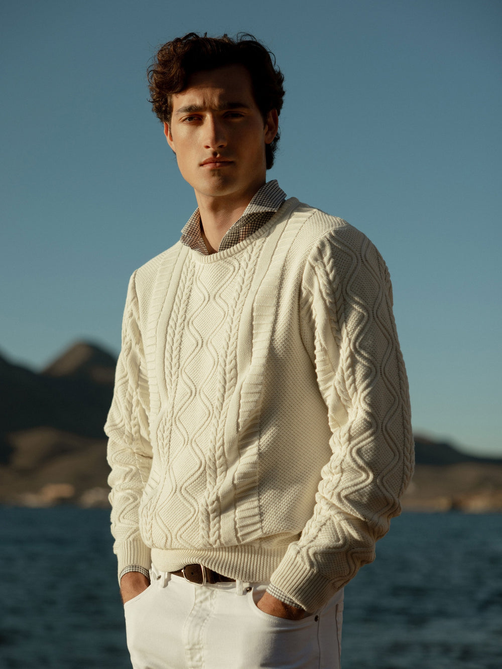 Jersey ochos parche cruise crema