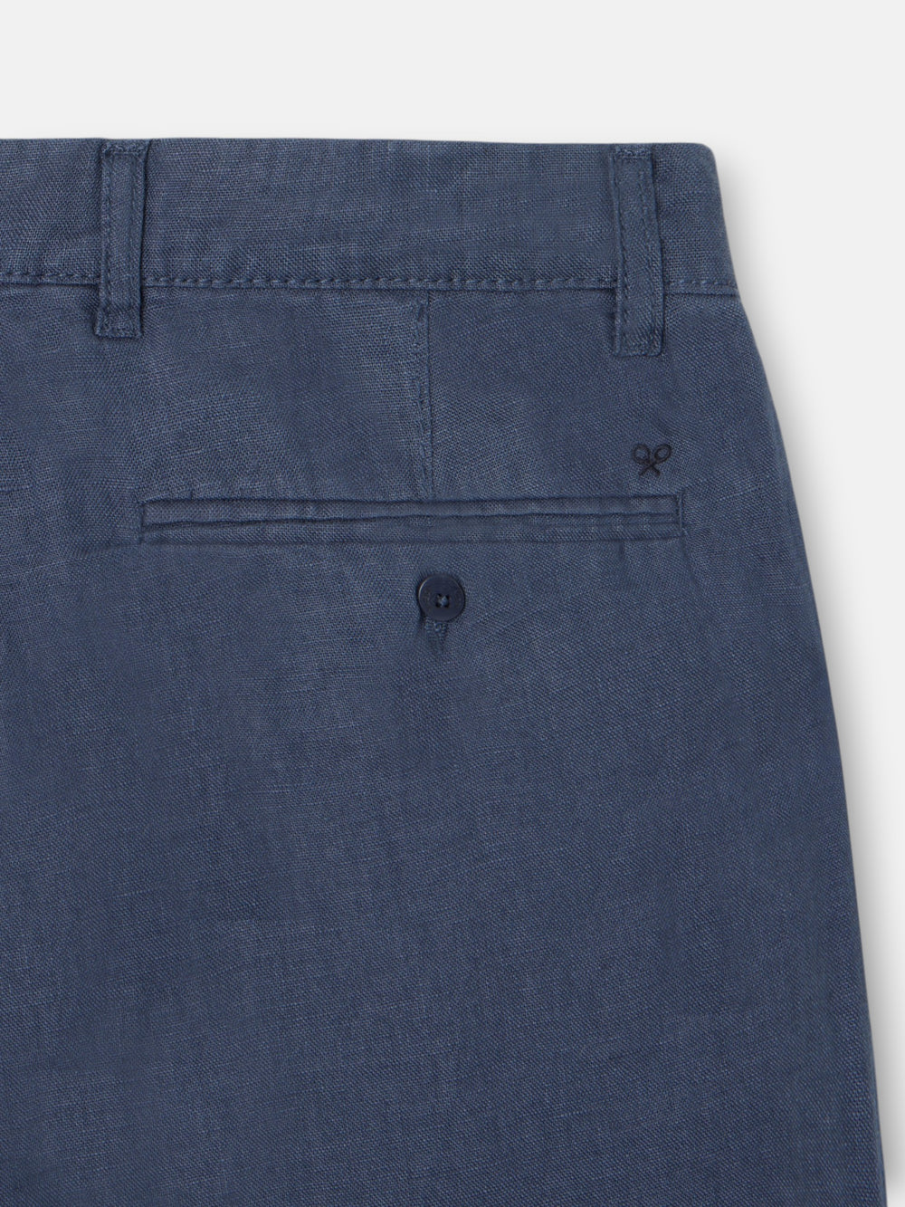 Pantalon sport chino lino azul indigo