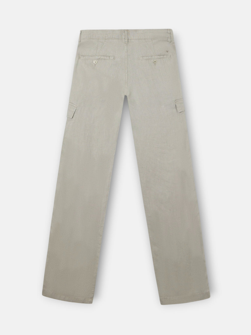 Pantalon sport cargo lino verde medio