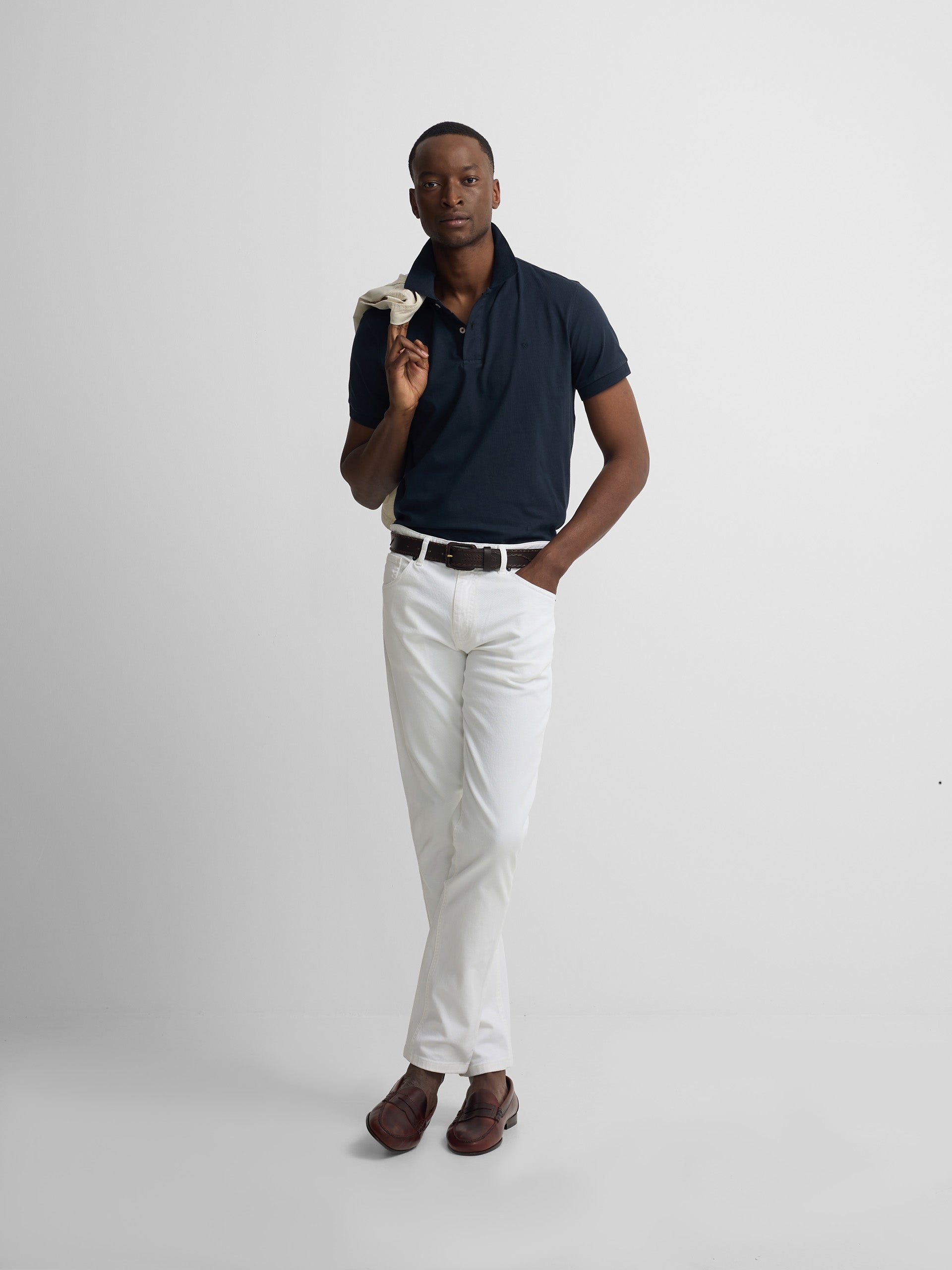 Polo sport bleu marine
