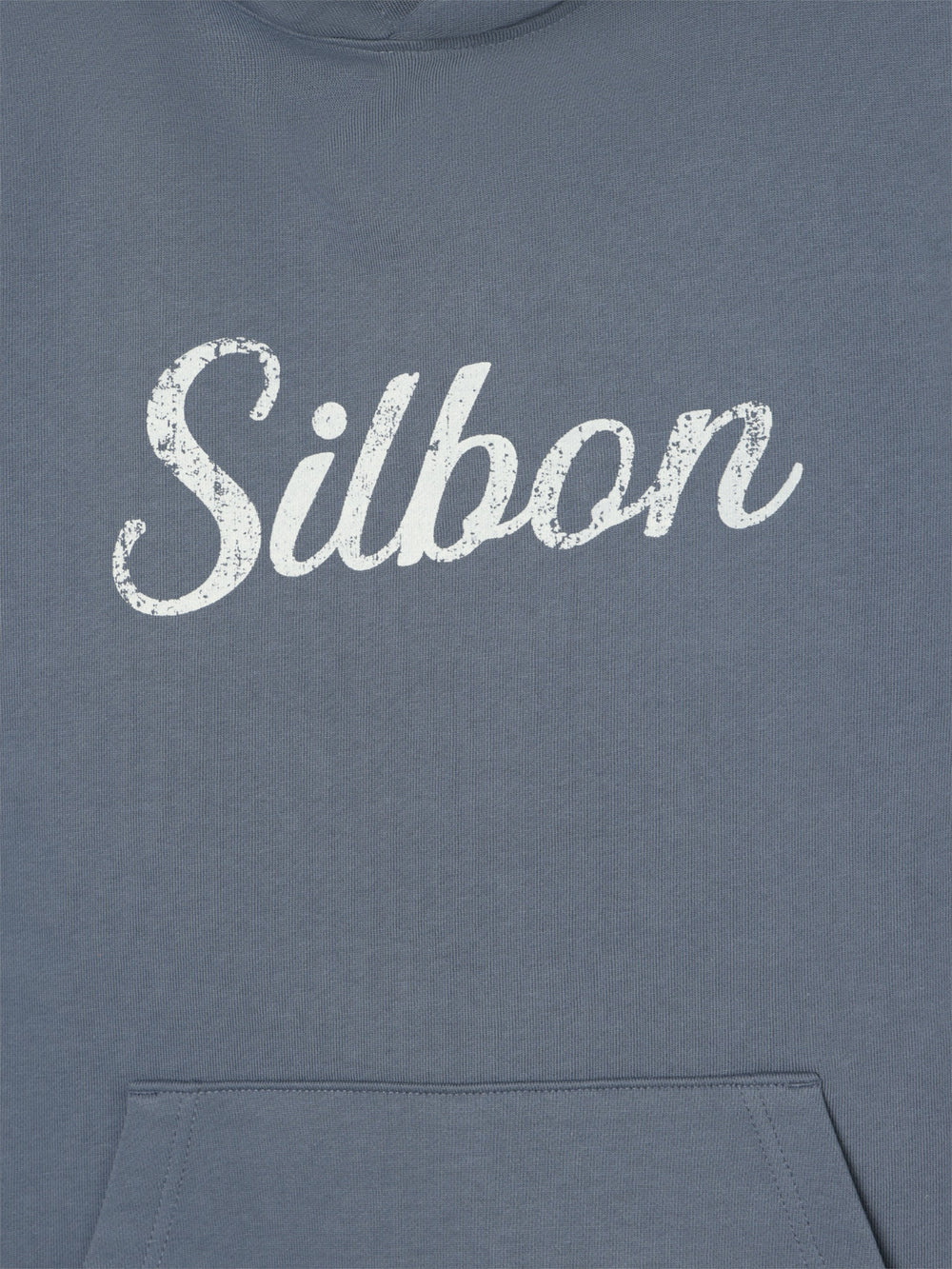 Sudadera capucha Silbon vintage azul indigo