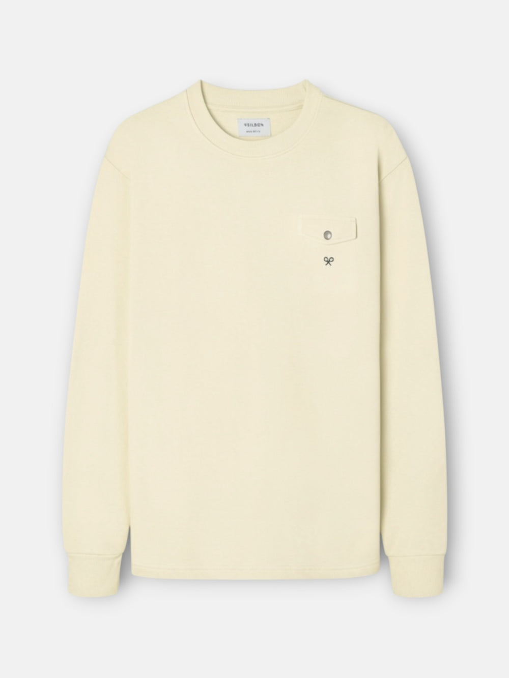Sudadera bolsillo cruise crema