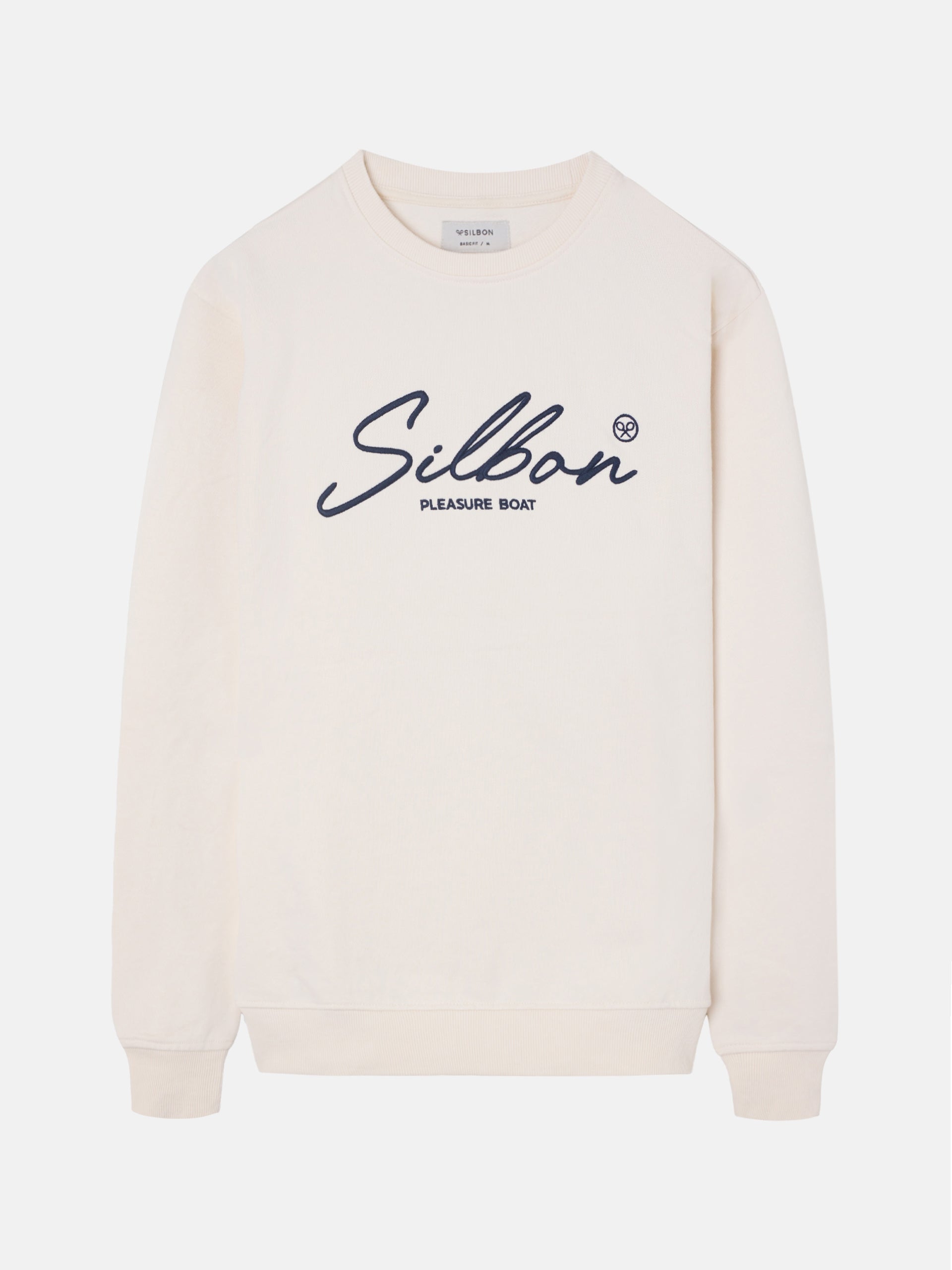 Sudadera pleasure crema